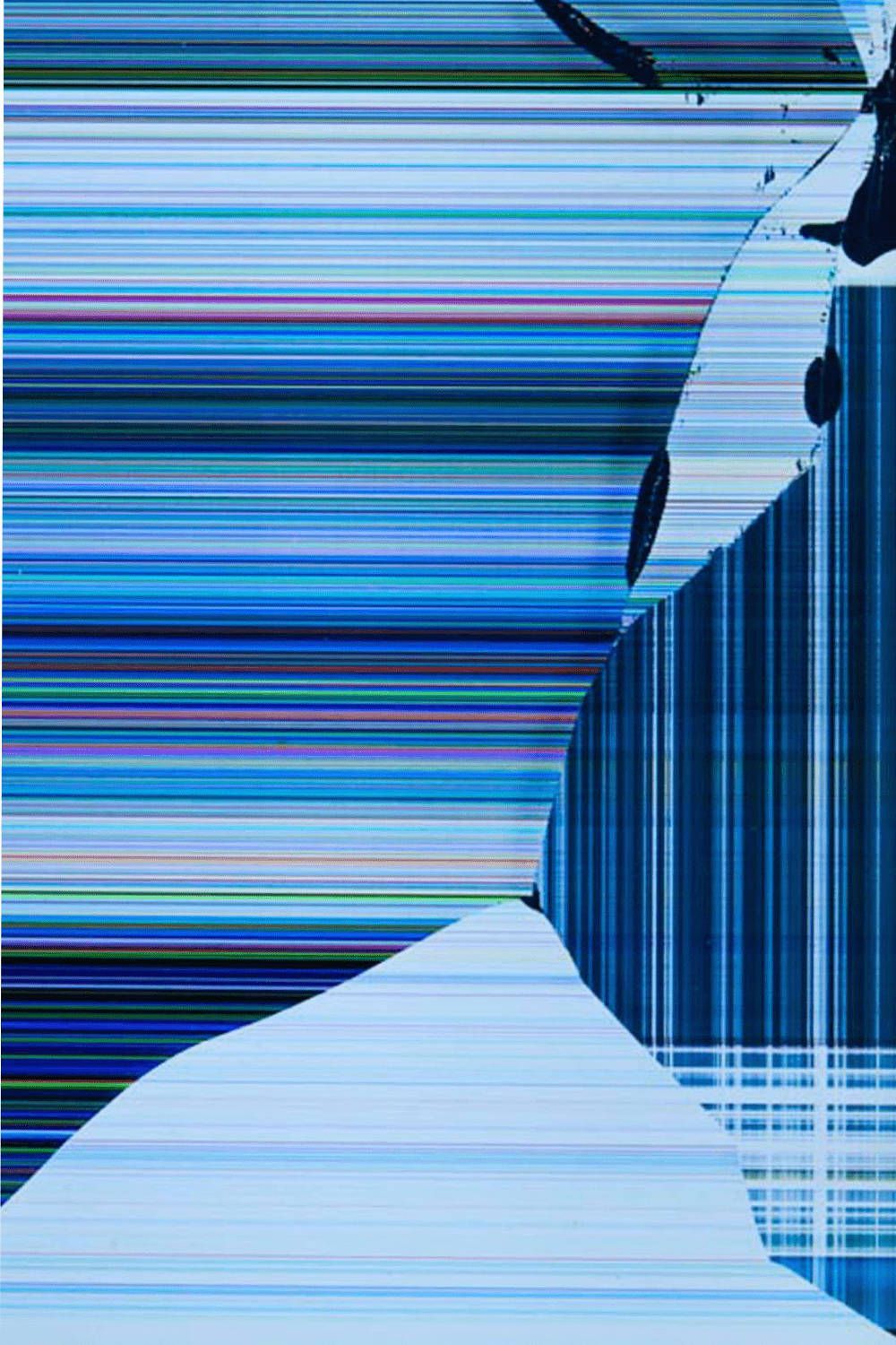 1000x1500 Download Damaged Screen Pixels Wallpaper