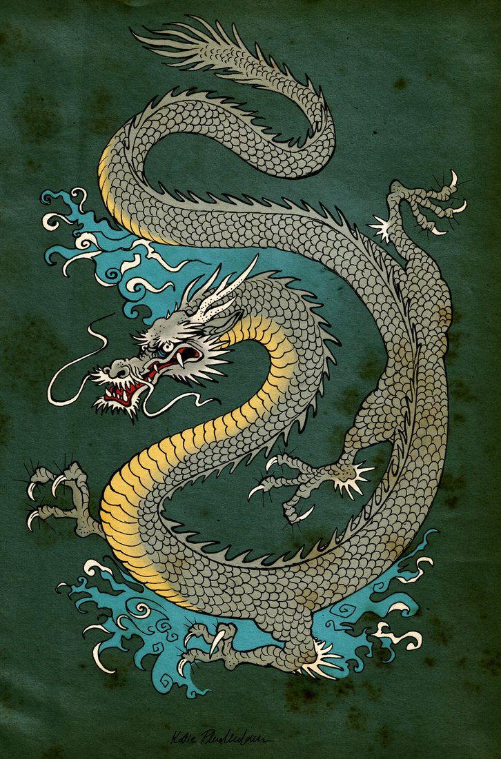 726x1101 Japanese Dragon