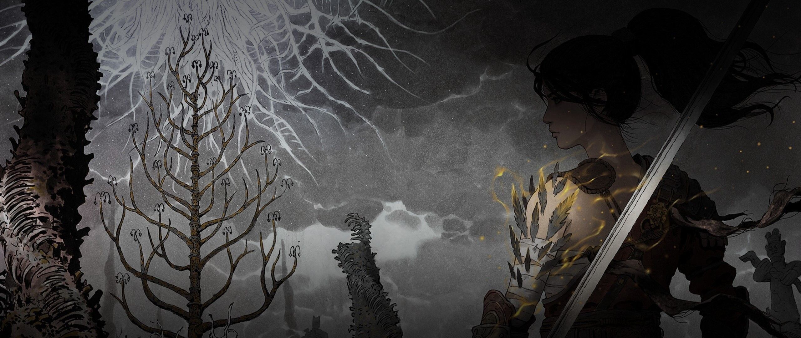 2560x1080 Epic Gaming Art HD Wallpaper