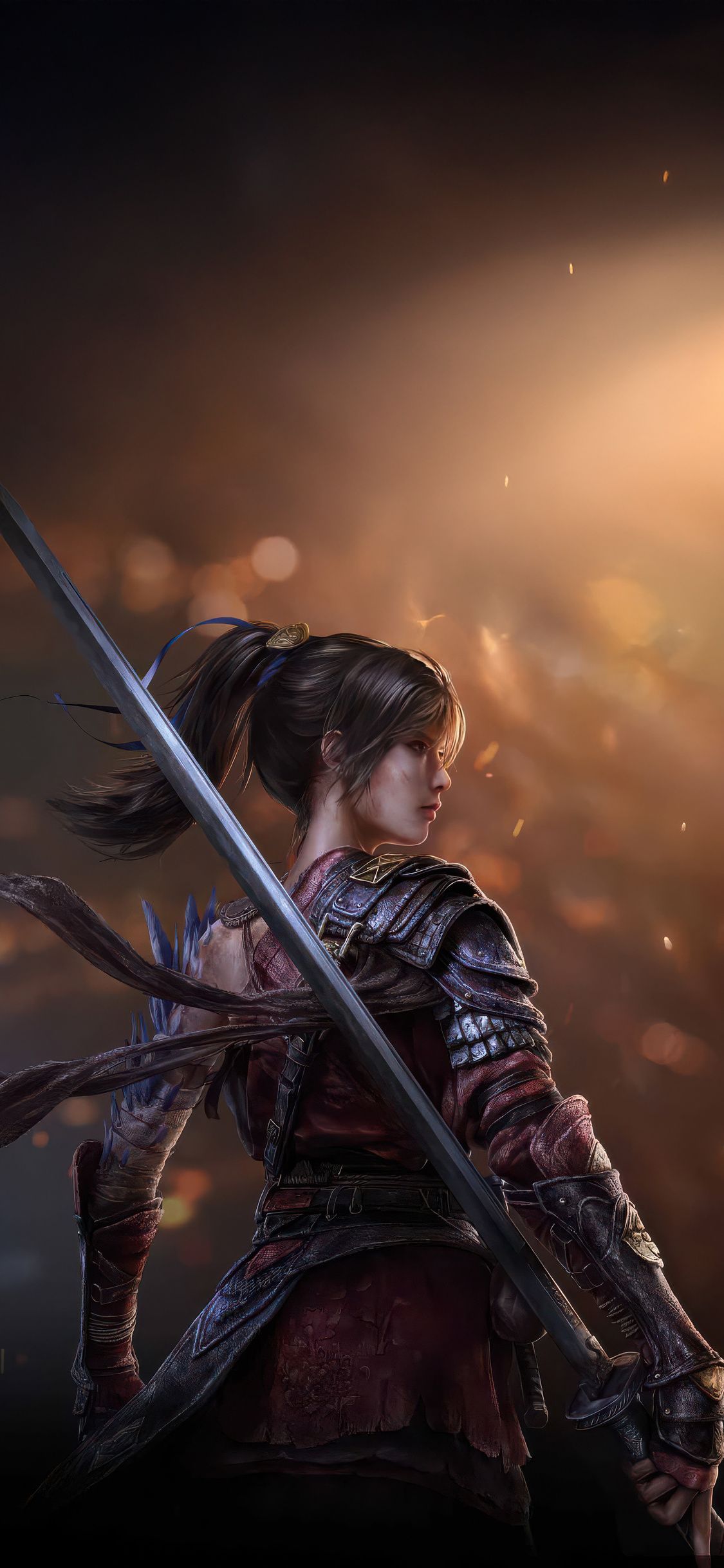 1125x2436 Wuchang Fallen Feathers 4k