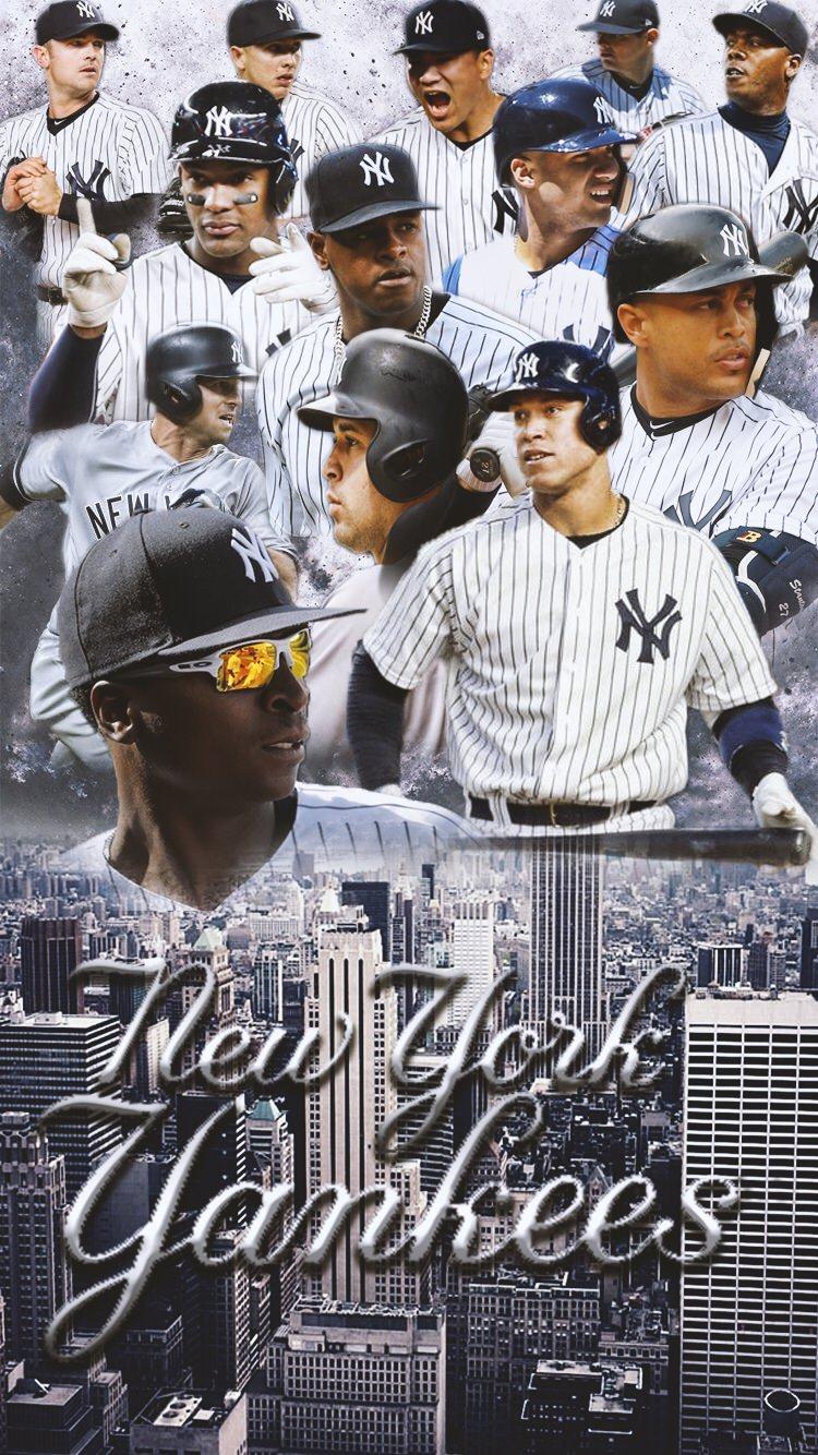 750x1334 New York Yankees Caps Wallpaper