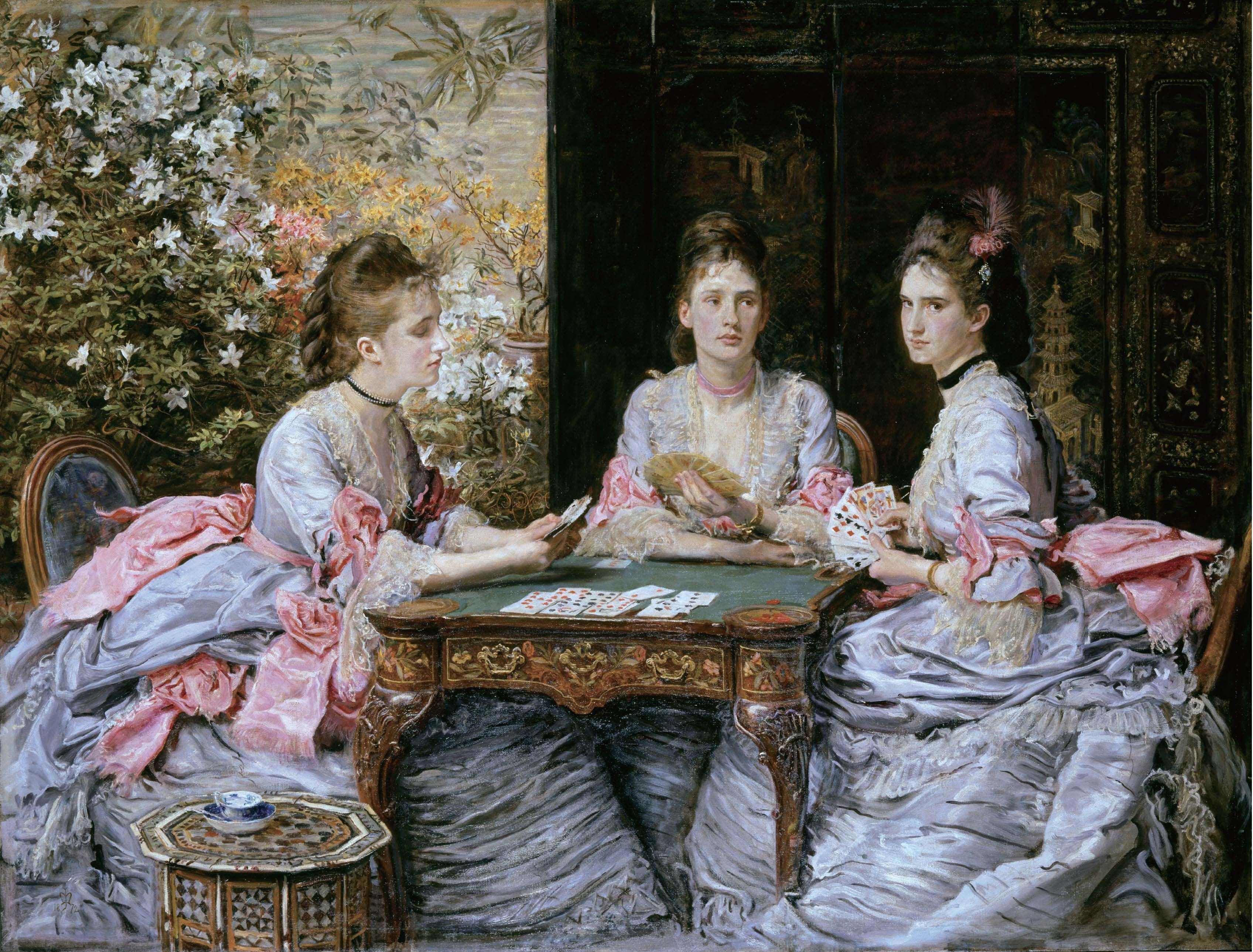 3392x2578 artwork, women, choker, flowers, John Everett Millais, oil painting, dress, classic art, Oil on canvas, HD Wallpaper