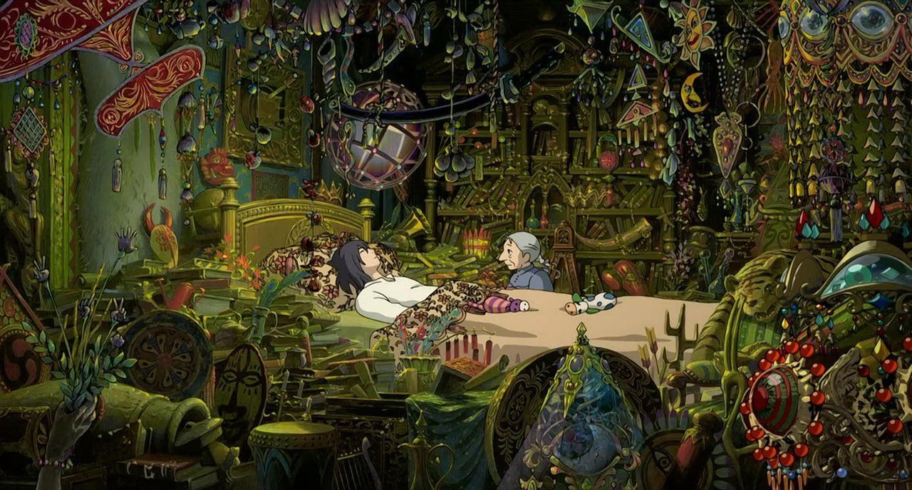 1280x688 Guillermo del Toro on X: Further Echoes: Further echoes- John Everett Millais, Hayao Miyazaki, Viktor Vasnetsov, Roland RIsse. / X