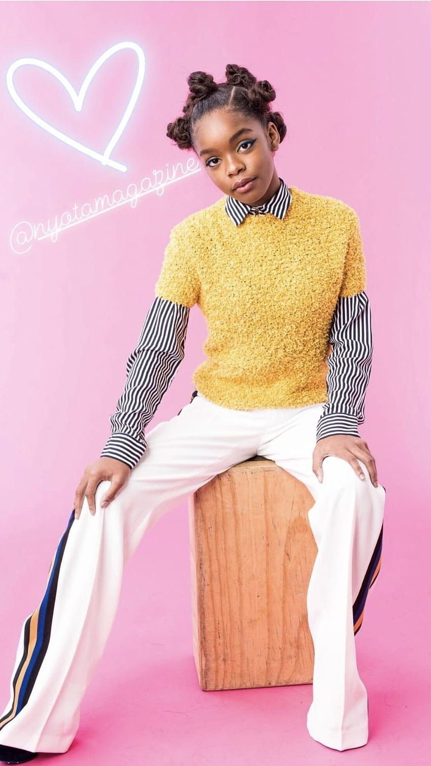 850x1511 Marsai martin from black HD wallpaper