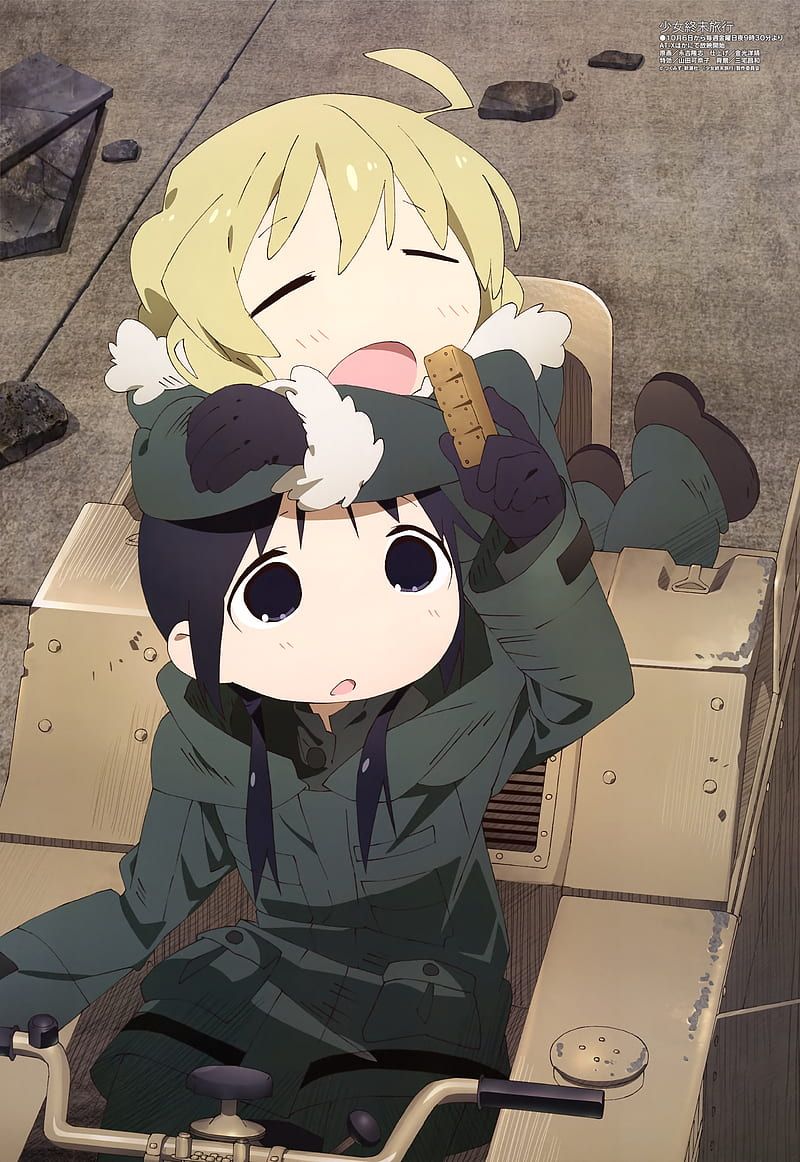 800x1162 Girls last tour, anime, shoujo shuumatsu ryouko, HD phone wallpaper