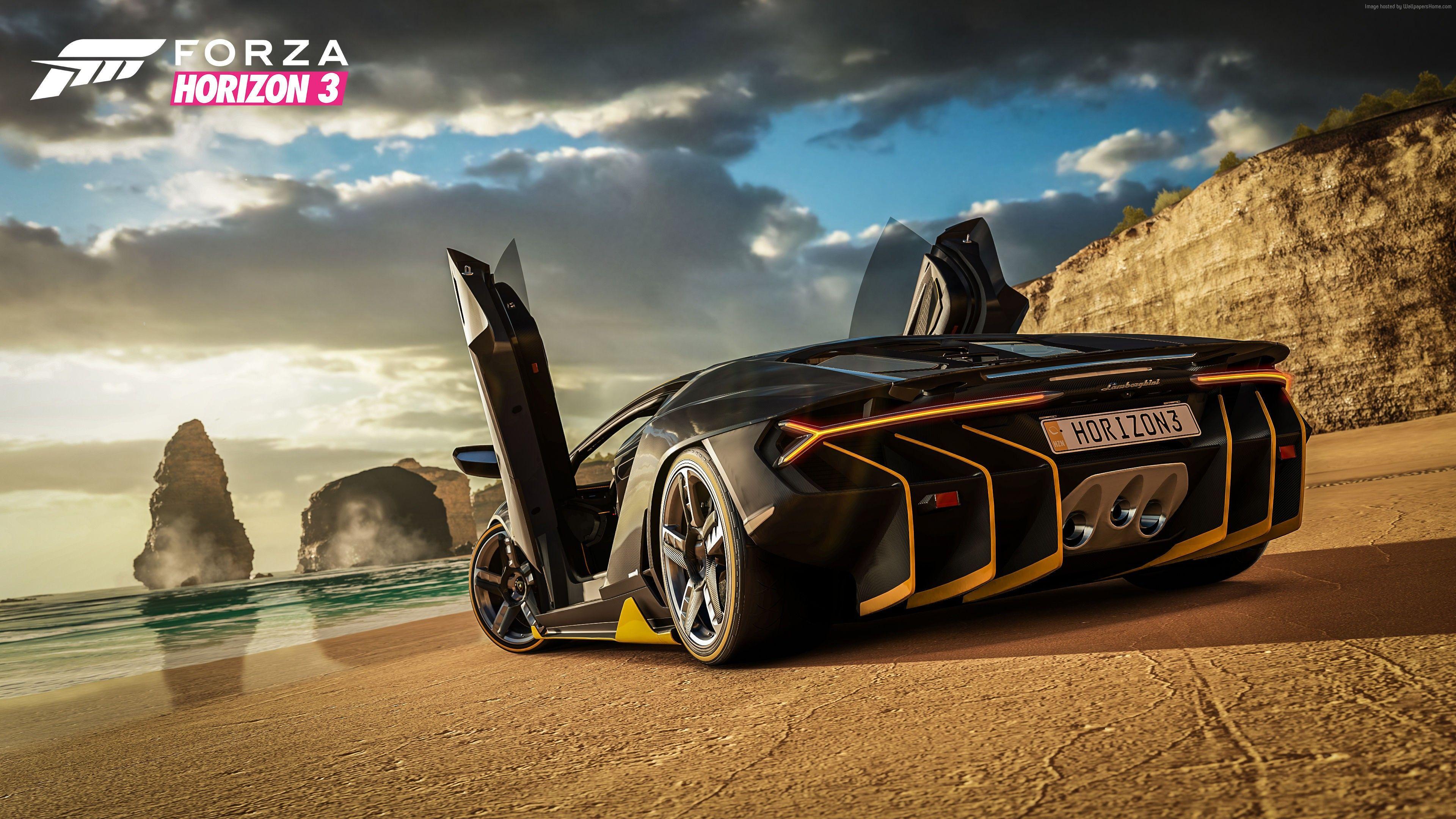 3840x2160 Wallpaper Forza Horizon racing, extreme, E3 best games