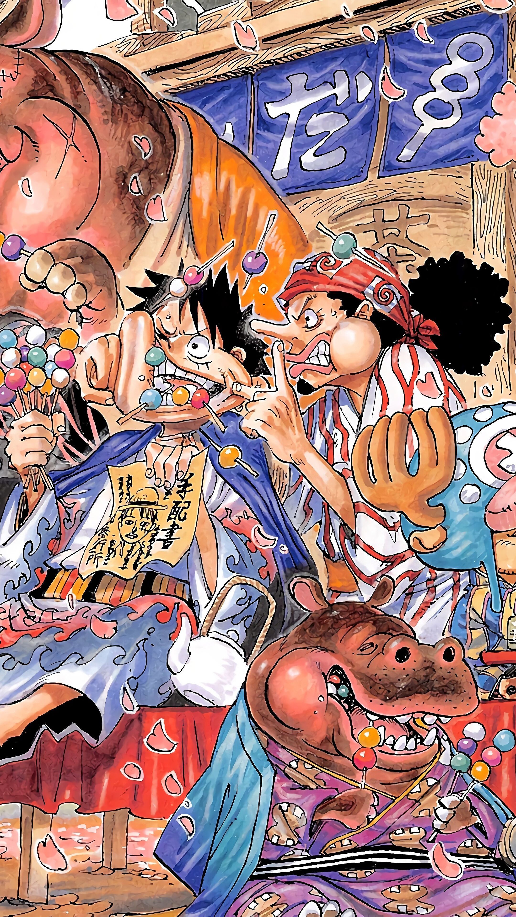 2160x3840 One Piece Manga Wallpaper, HD One Piece Manga Background on WallpaperBat