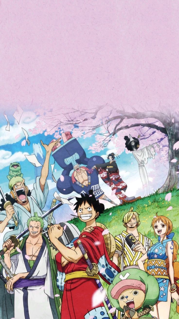 736x1308 One Piece (Wano Arc) Wallpaper