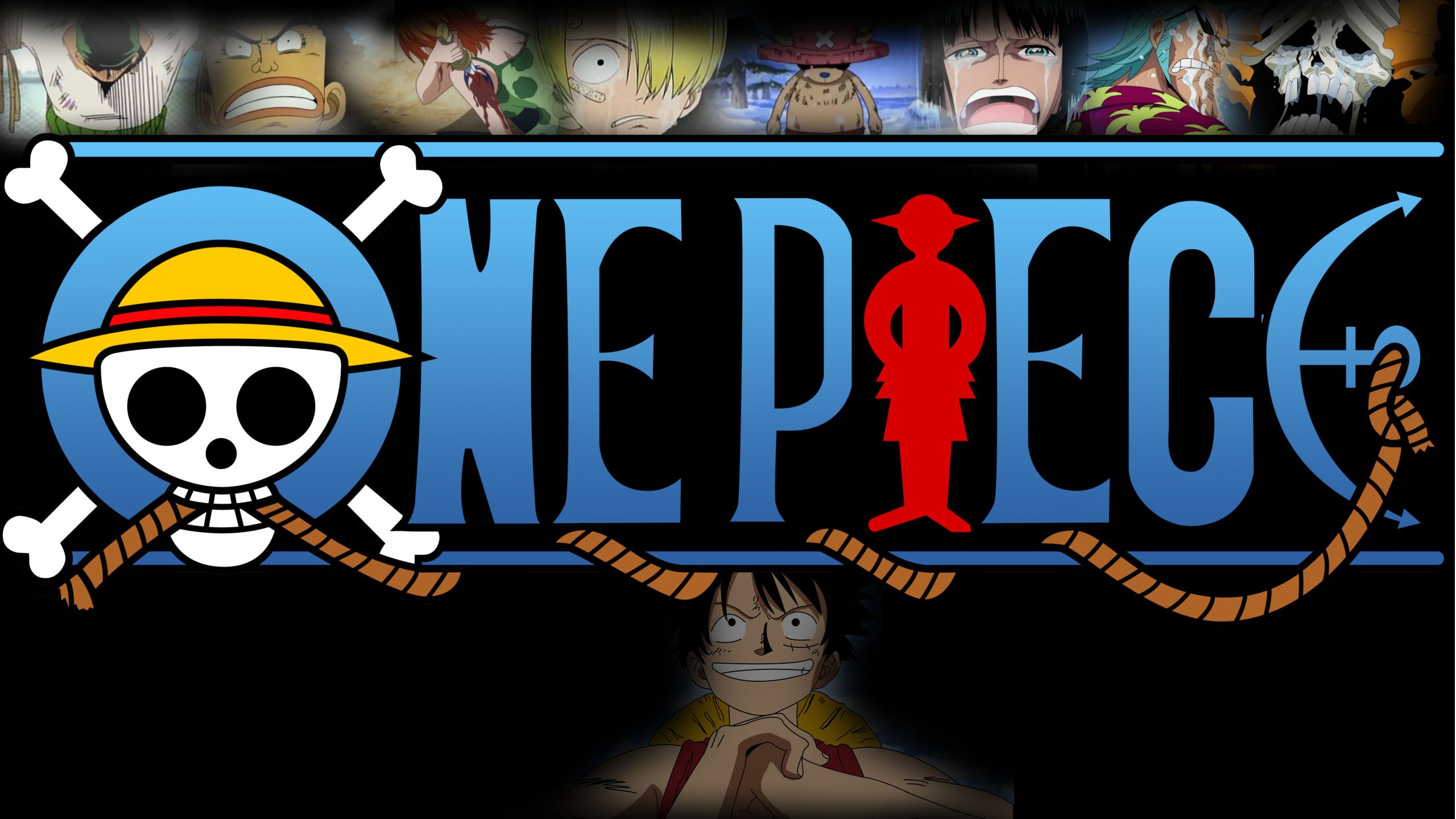 2560x1440 One Piece Logo Wallpaper