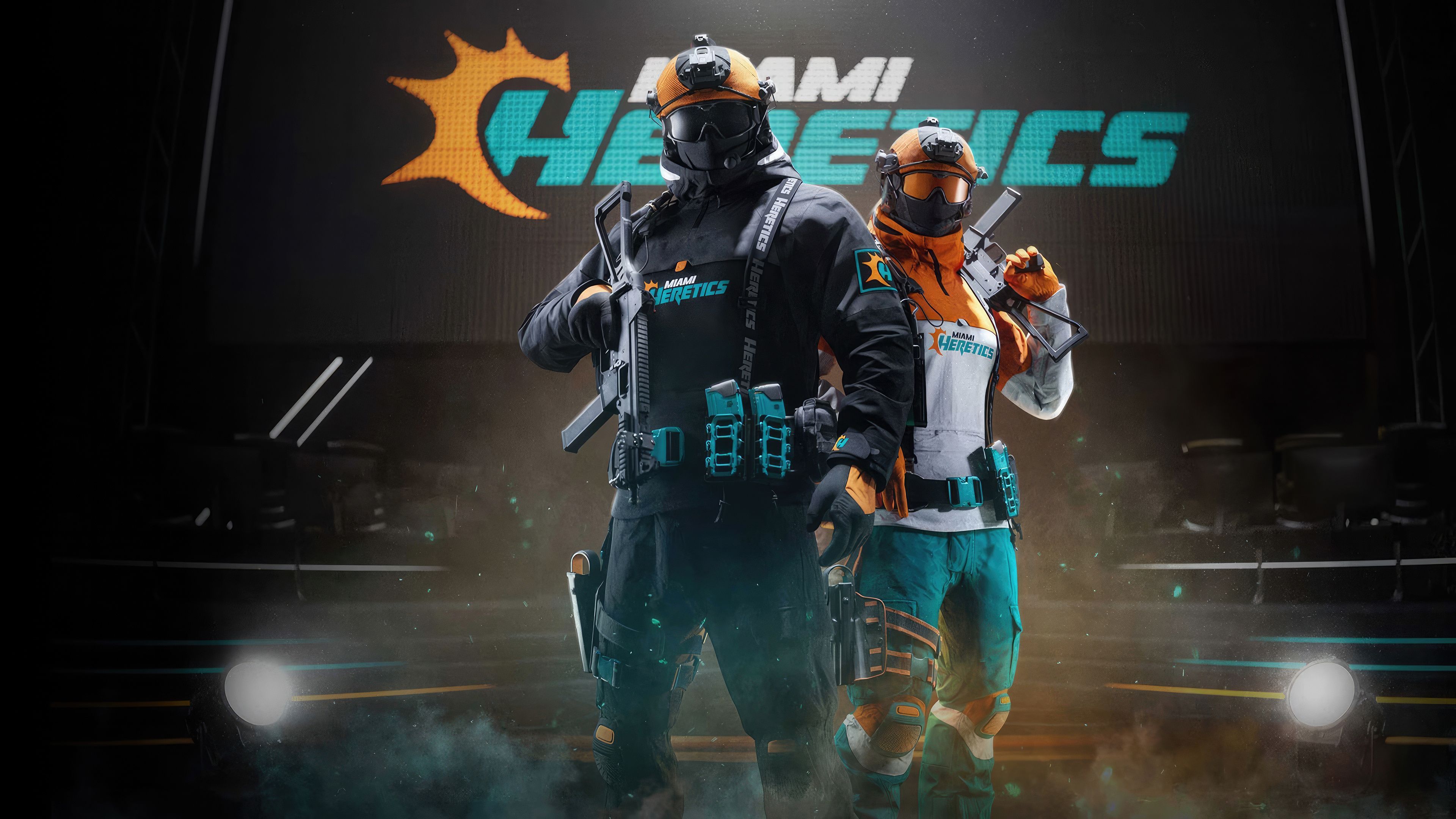 3840x2160 Call Of Duty League Miami Heretics Team Wallpaper, HD Games Wallpaper, 4k Wallpaper, Image, Background, Photos and Picture