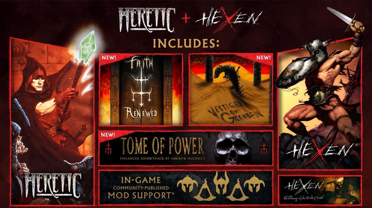1428x800 Dark Fantasy Doom Successors, Heretic And Hexen, Re Released