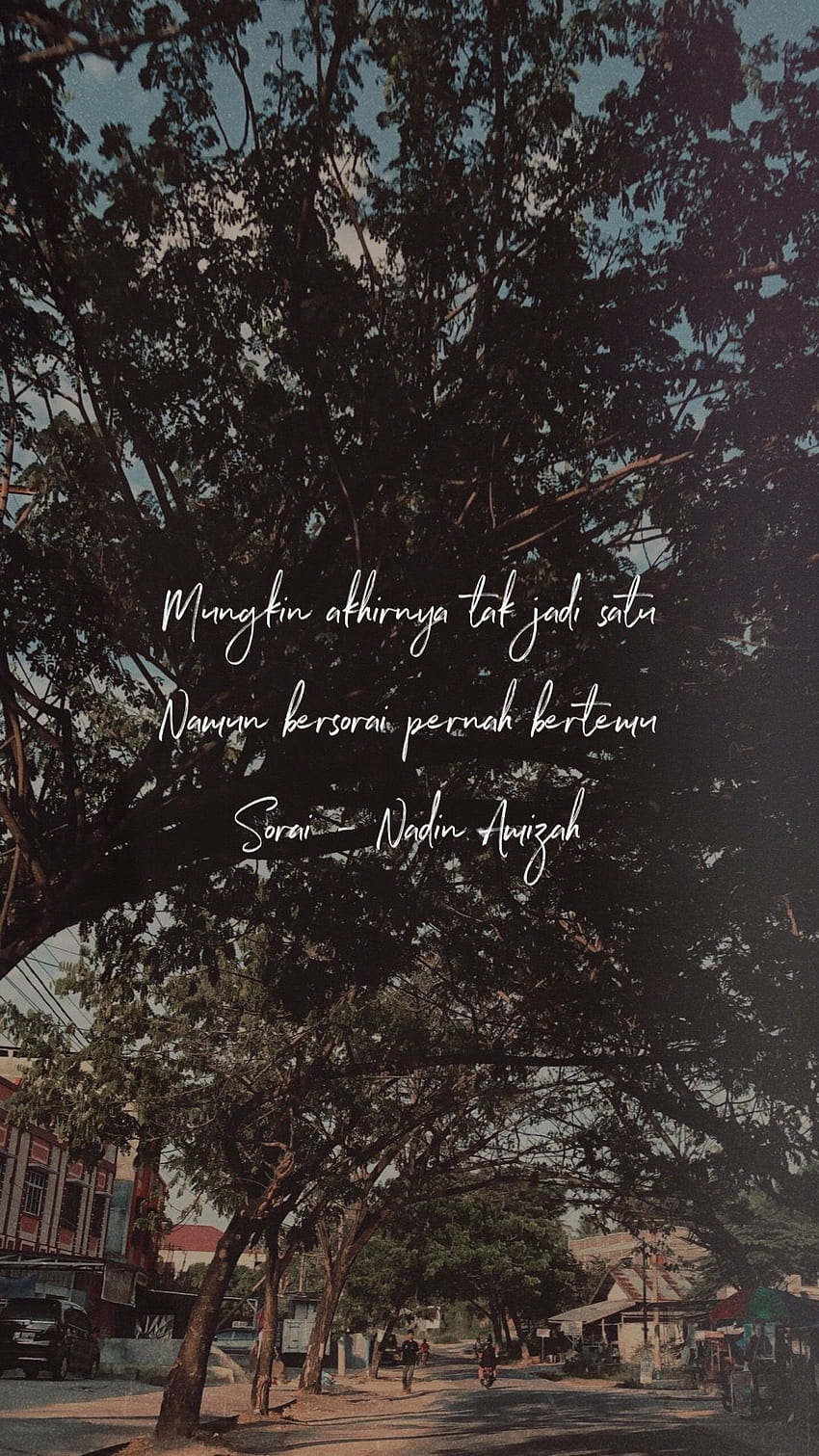 850x1511 Pin di quotes, nadin amizah HD phone wallpaper