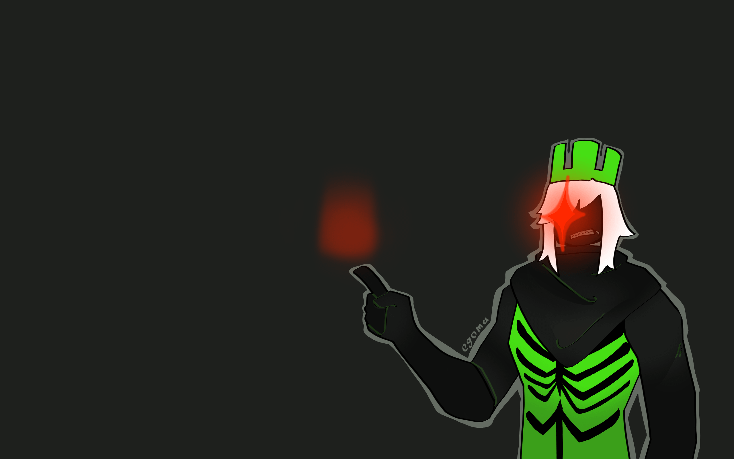 2560x1600 Idk, lol. I suddenly draw pc wallpaper with 1x1x1x1. Love this guy