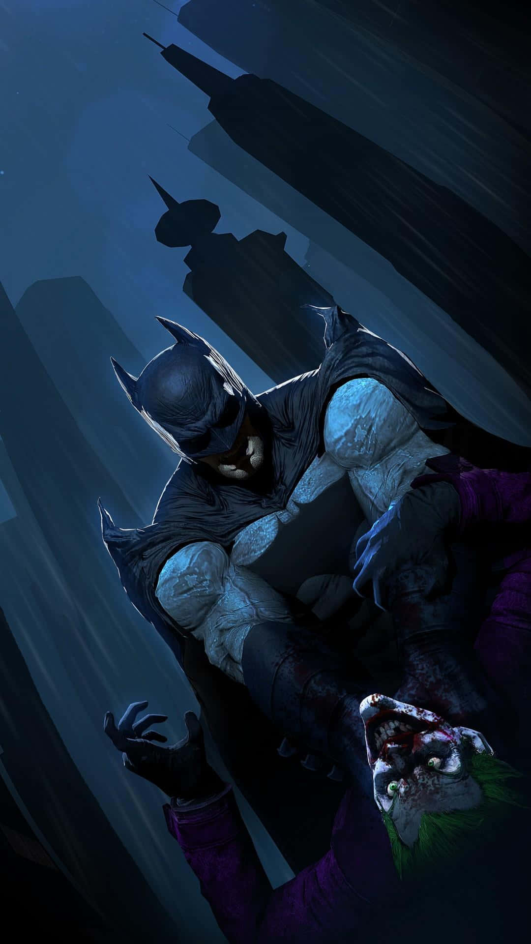 1080x1920 Download An android version of the hero Batman stands ready for battle. Wallpaper