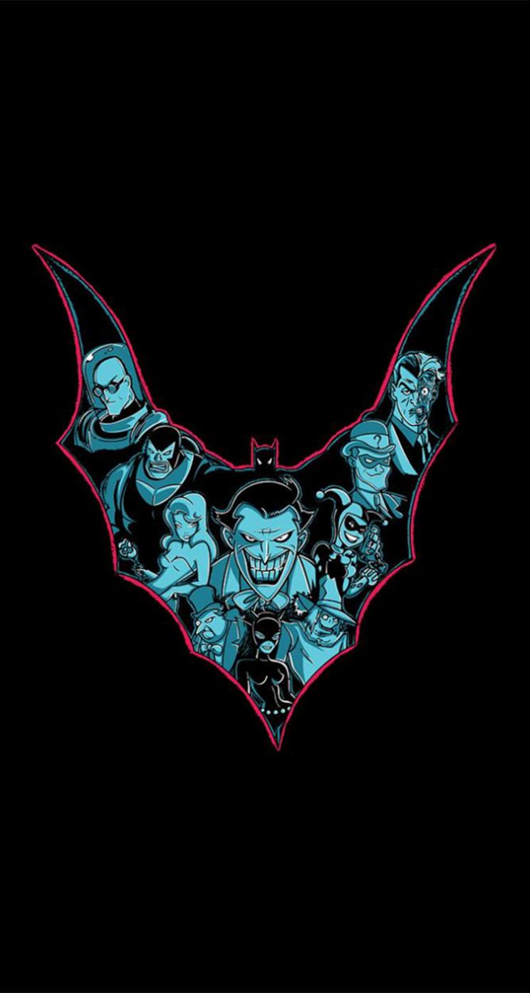 744x1392 Batman The Animated Series iPhone Wallpaper