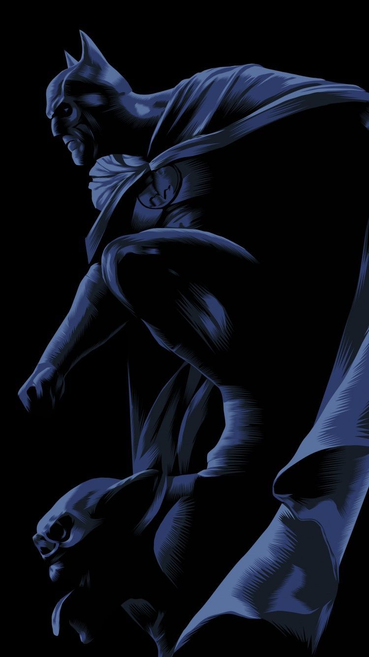 750x1334 Batman Wallpaper 4K, AMOLED, DC Superheroes, DC Comics