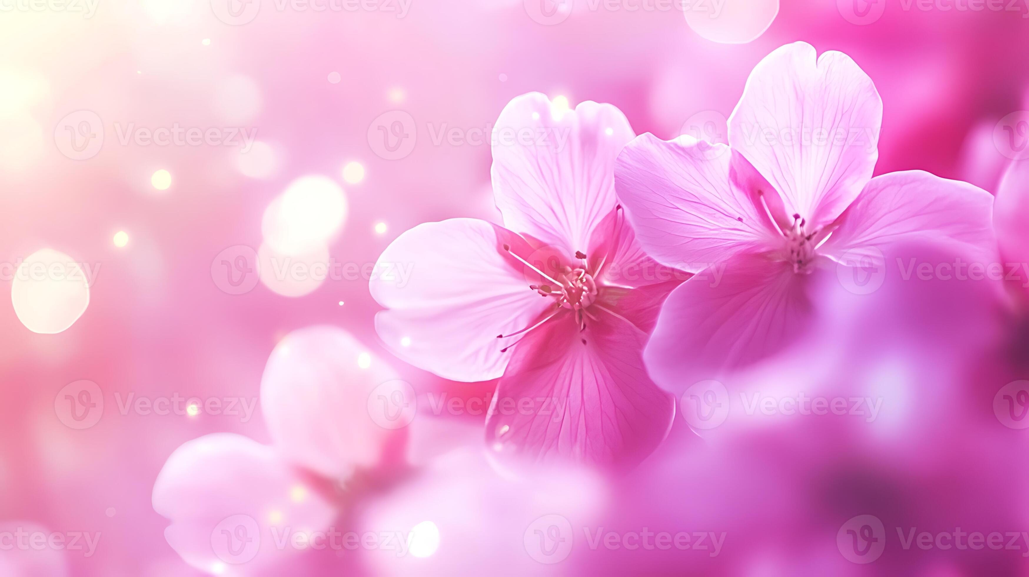 3497x1960 High Resolution Flower Close Up With Dreamy, Stunning Bokeh Background For Stock Use
