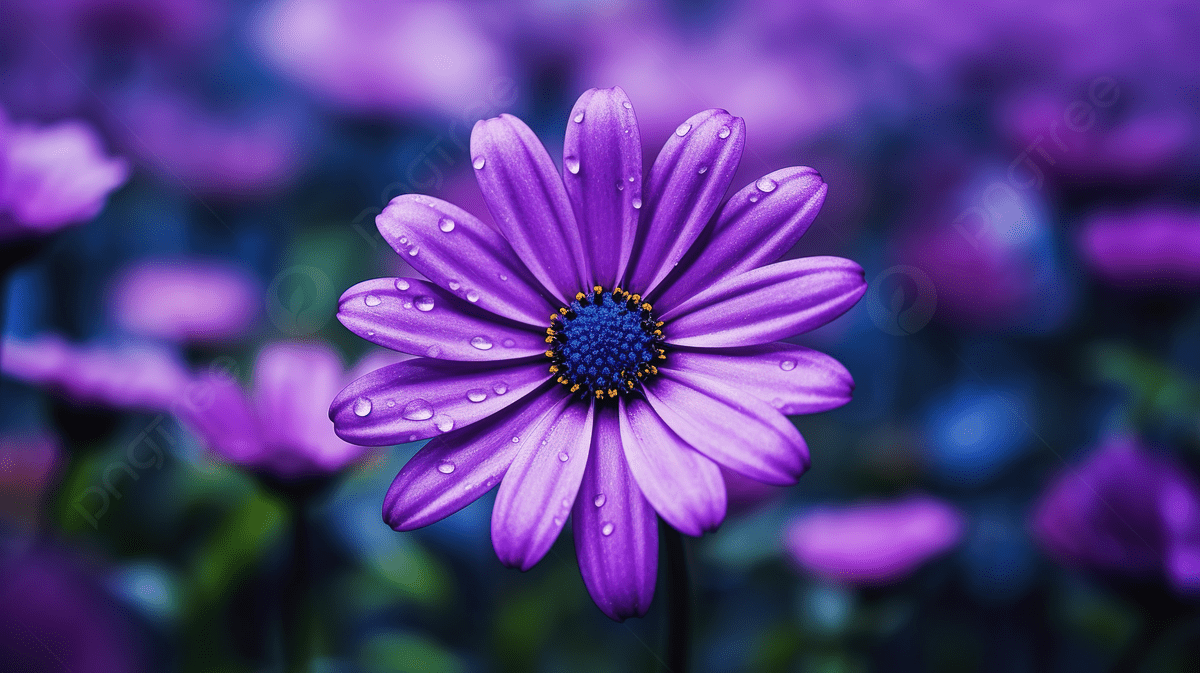 1200x673 Vibrant Closeup Of A Purple Flower Against A Textured Garden Background, Beautiful Garden, Nature Flowers, Beautiful Flowers Background Image And Wallpaper for Free Download