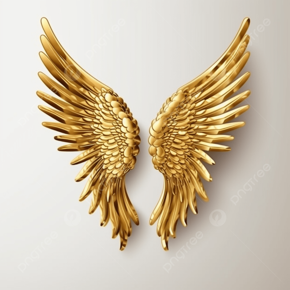 1200x1200 Golden Golden Wings 3D Object Background, Golden Wing Vector, Cartoon Gold Wings Png, 3D Golden Wings Isolated Background Image And Wallpaper for Free Download