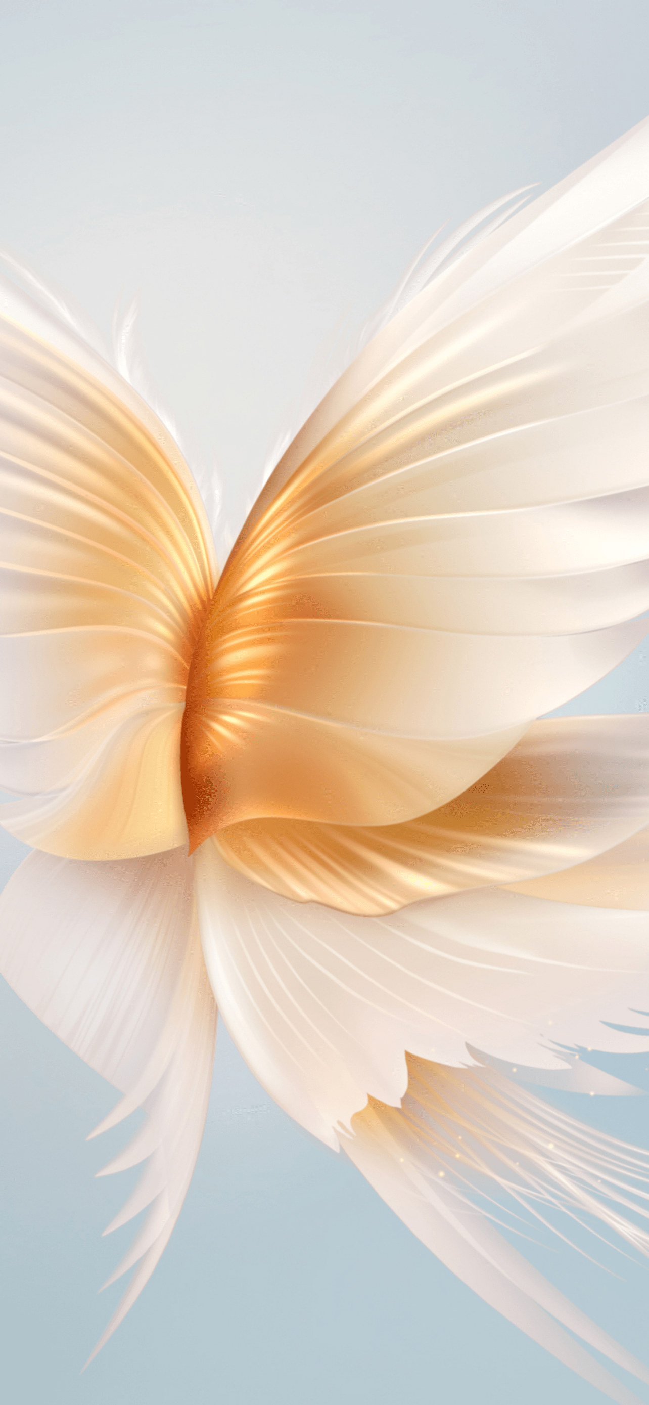 1284x2778 Most Popular Angel Wings Gold Wallpaper