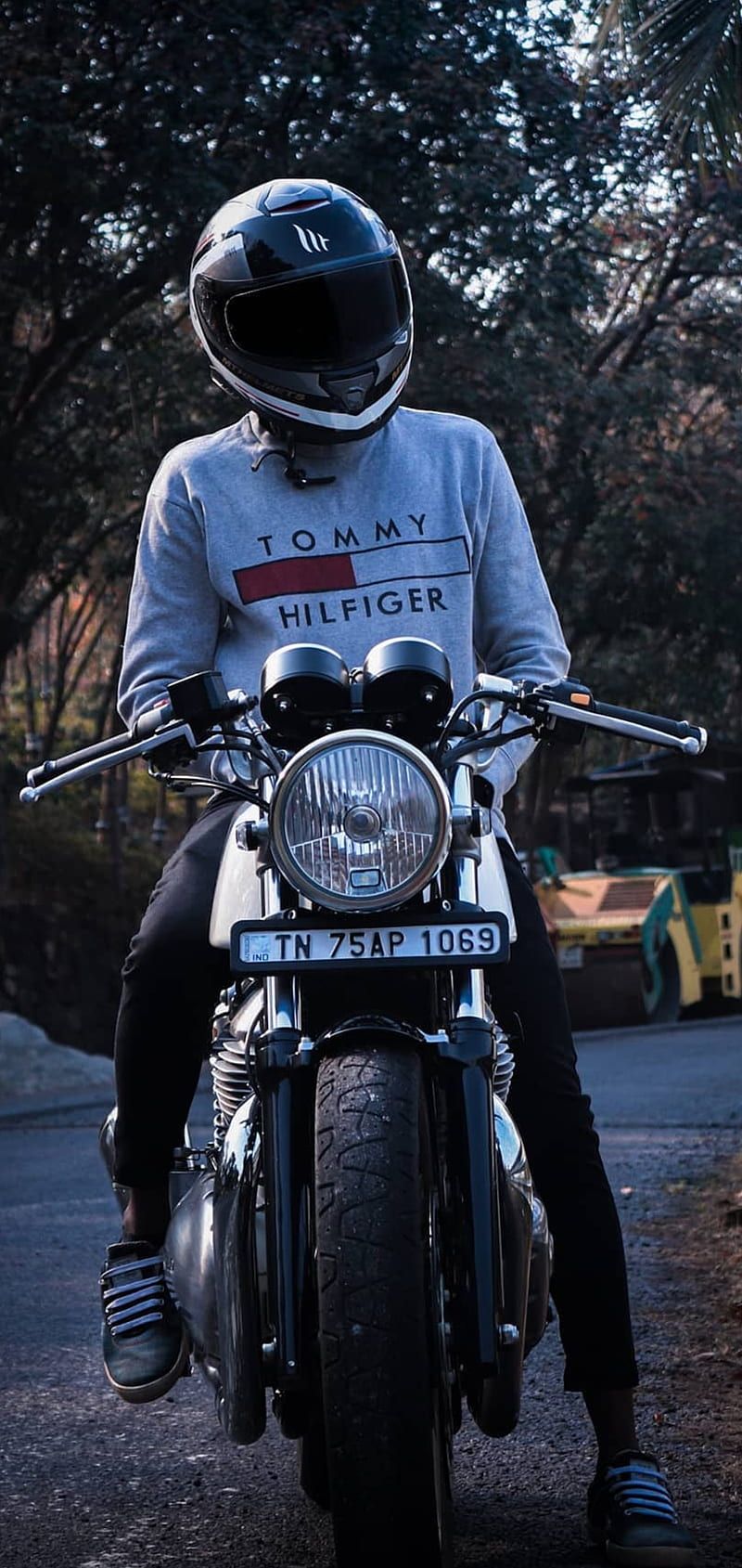 800x1689 Cafe Racer Wallpaper Continental Gt 650 Continental Gt Bike, Cafe, Motor, Motorcycle, Night, Racer