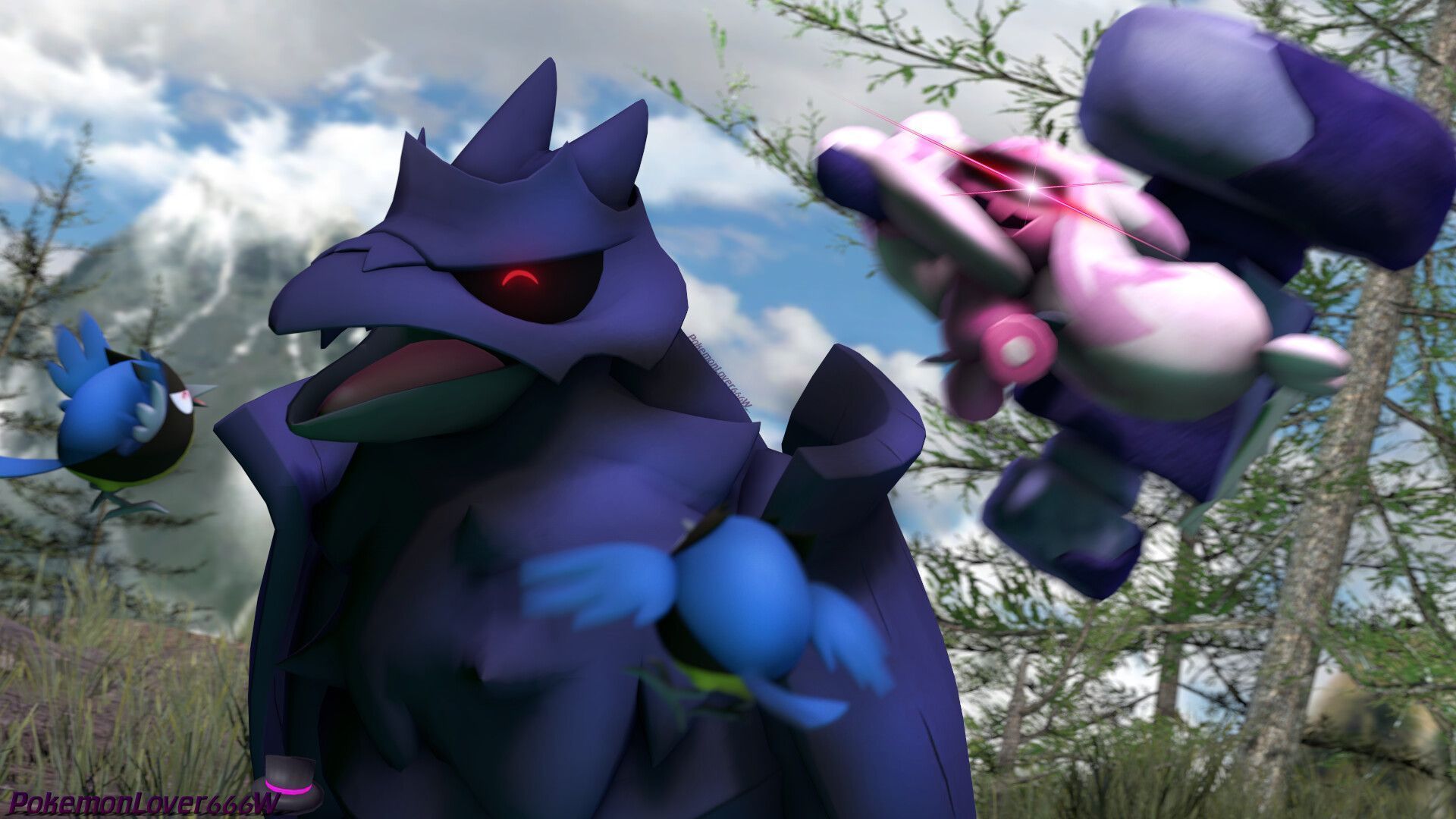 1920x1080 Tinkaton and Corviknight