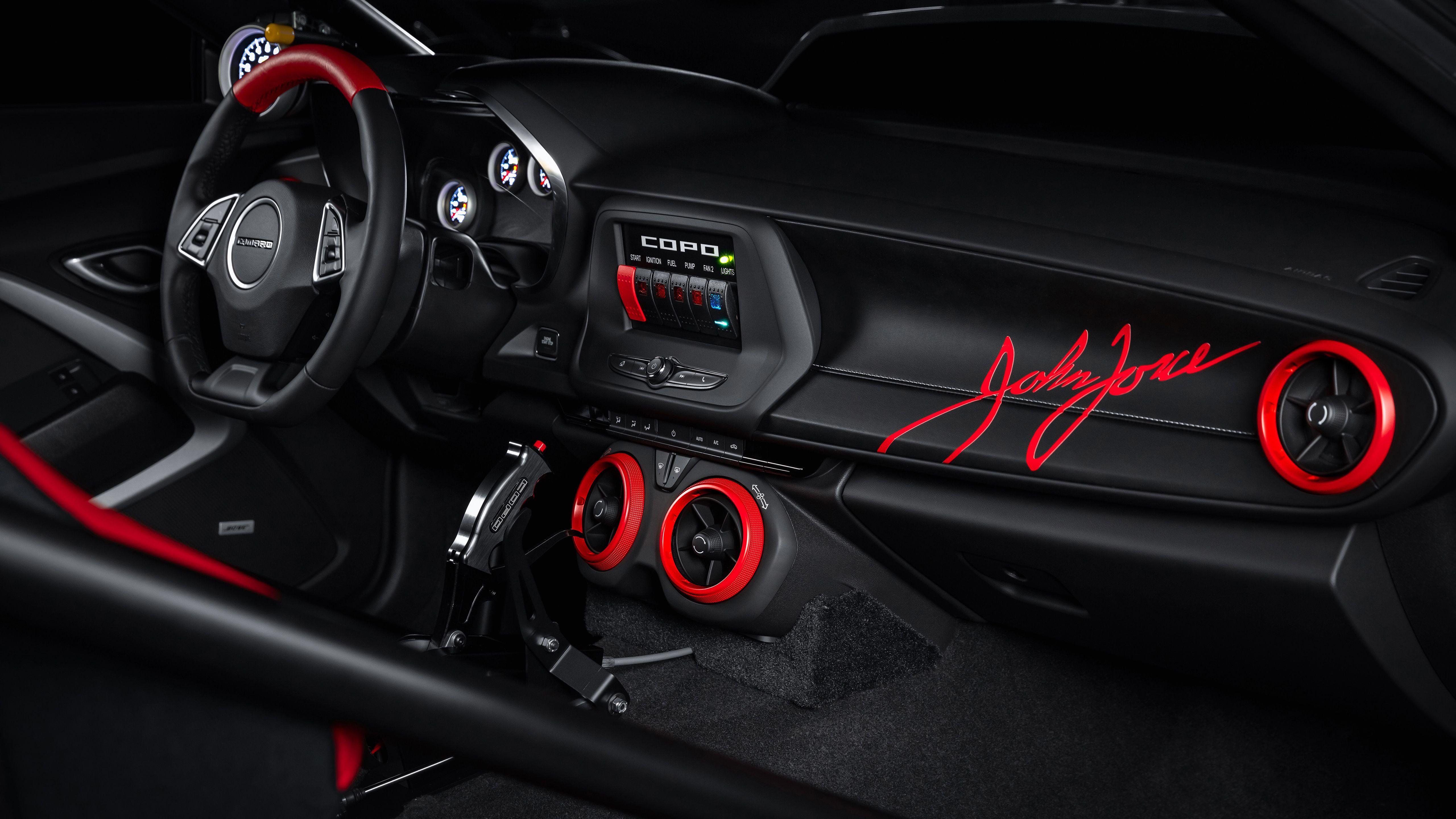 5120x2880 Chevrolet COPO Camaro John Force Edition 4K Interior