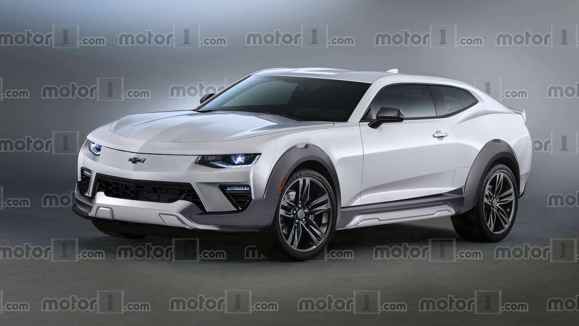 1920x1080 Chevy Camaro EV Crossover Imagined To Take On The Mustang Mach E
