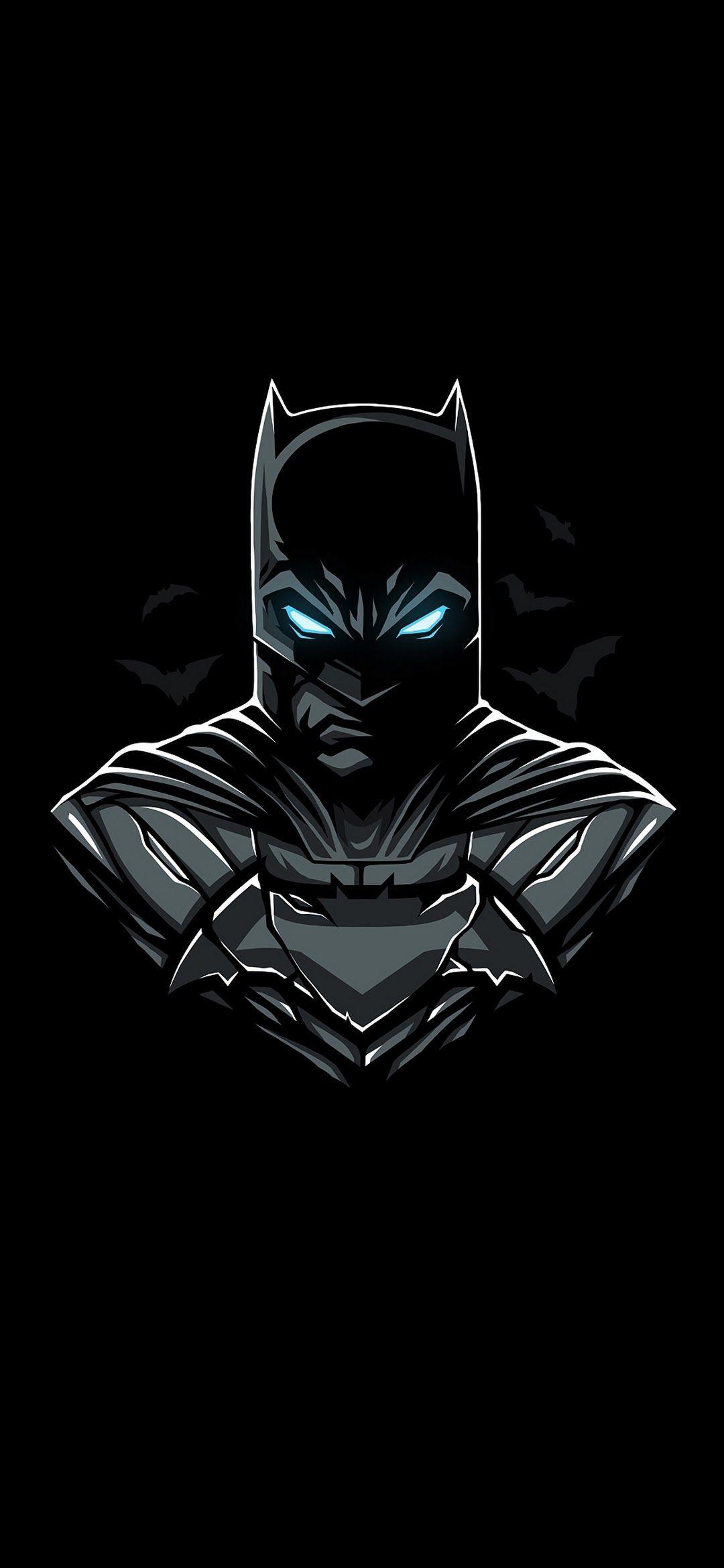 1080x2340 Batman Minimalist 4K Wallpaper