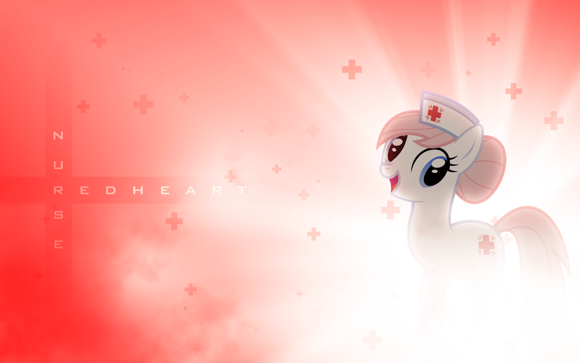 1920x1200 Nurse Redheart by DrFatalChunk and Vexx3. My Little Pony. My