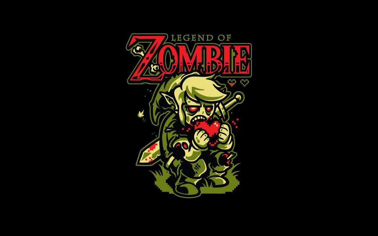 1280x800 Cute Zombie Wallpaper