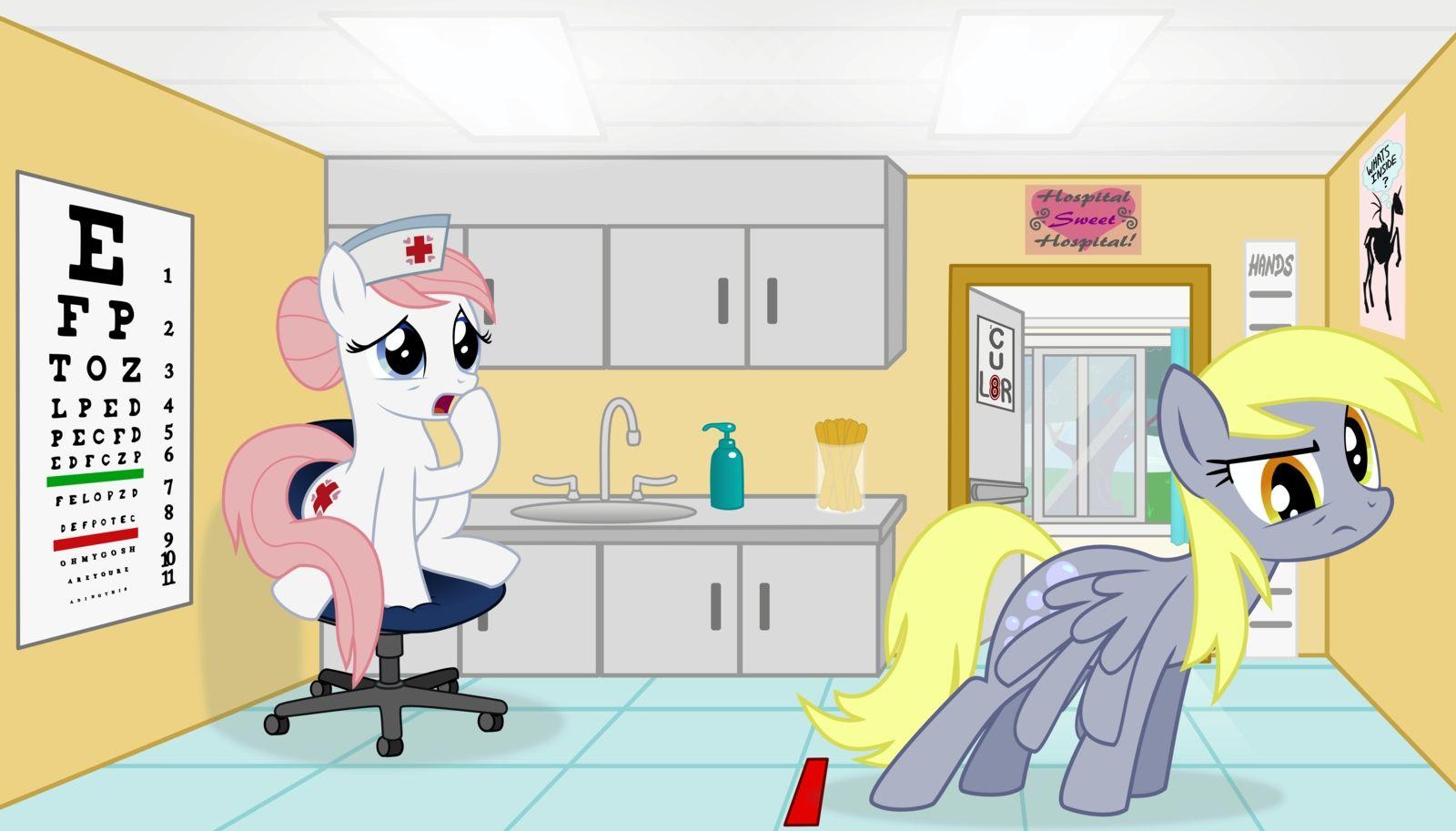 1600x913 my little pony derpy hooves nurse redheart 1600x913 wallpaper High