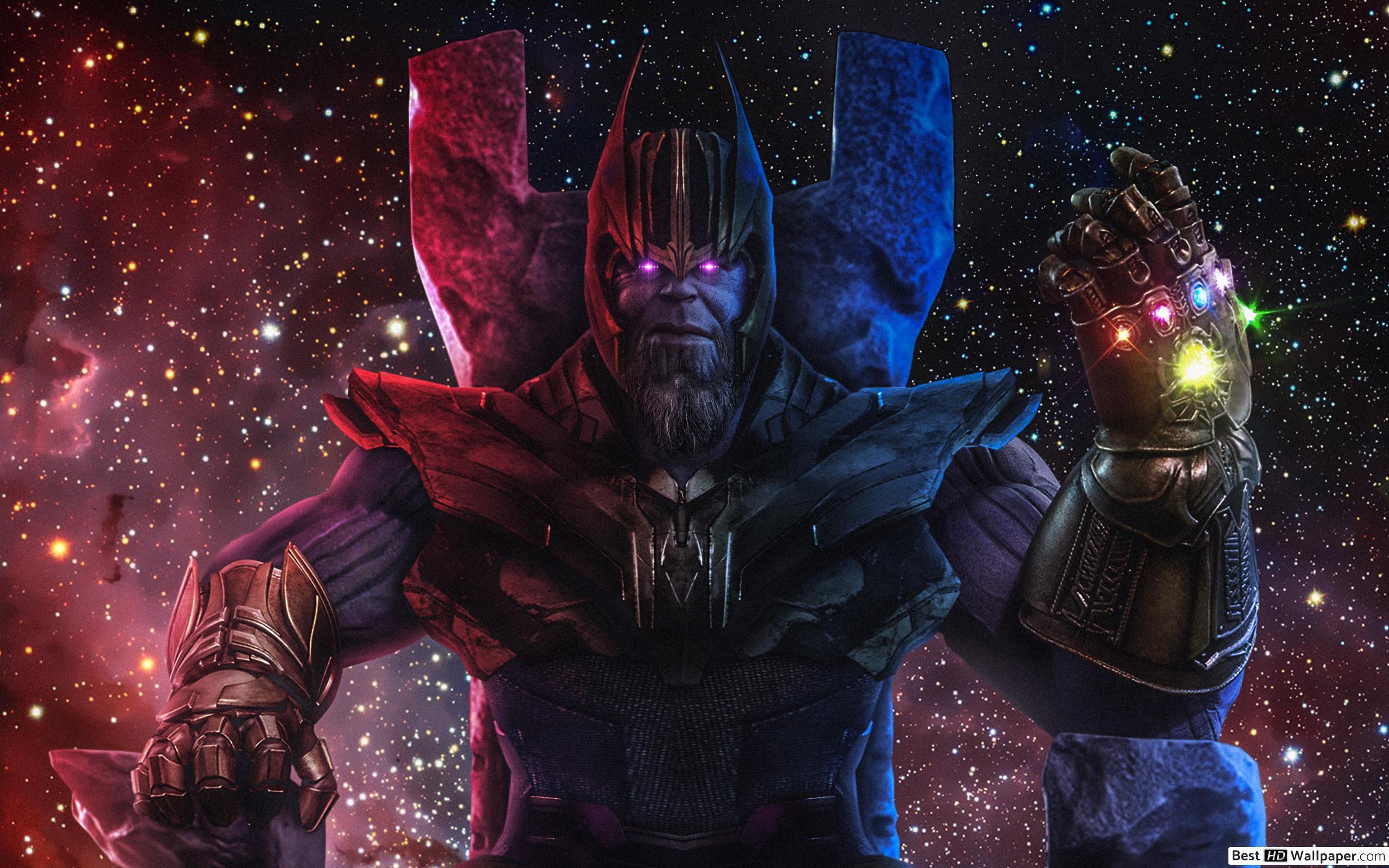 2560x1600 Avengers: Endgame with Infinity glove HD wallpaper download