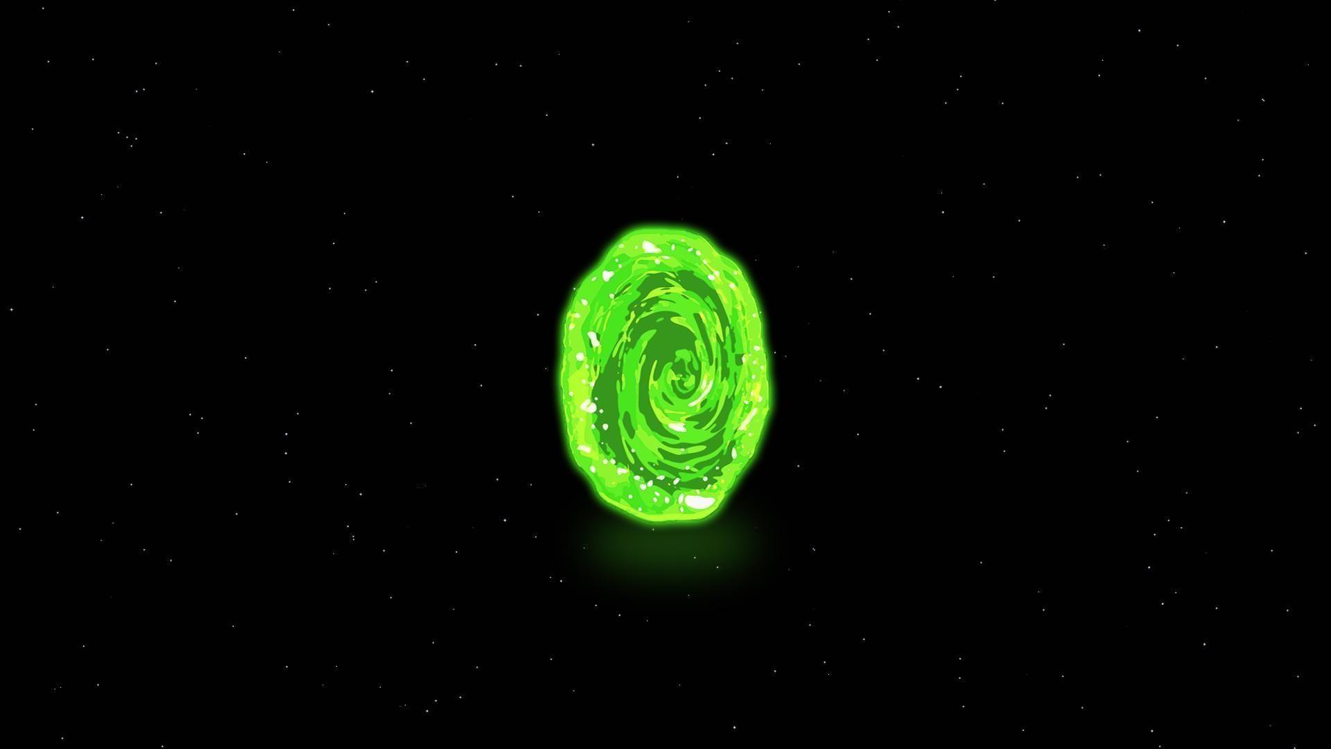1920x1080 Rick and Morty Portal Wallpaper