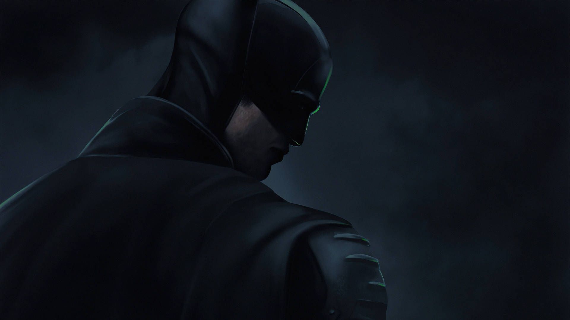 1920x1080 Download The Batman Back View Wallpaper