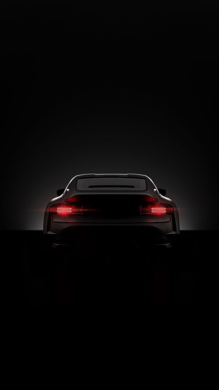 736x1308 Wallpaper car, black, back view, darkness, Cars 4K by MozhetMoroz. Download wallpaper car, black, back view, darkness for free