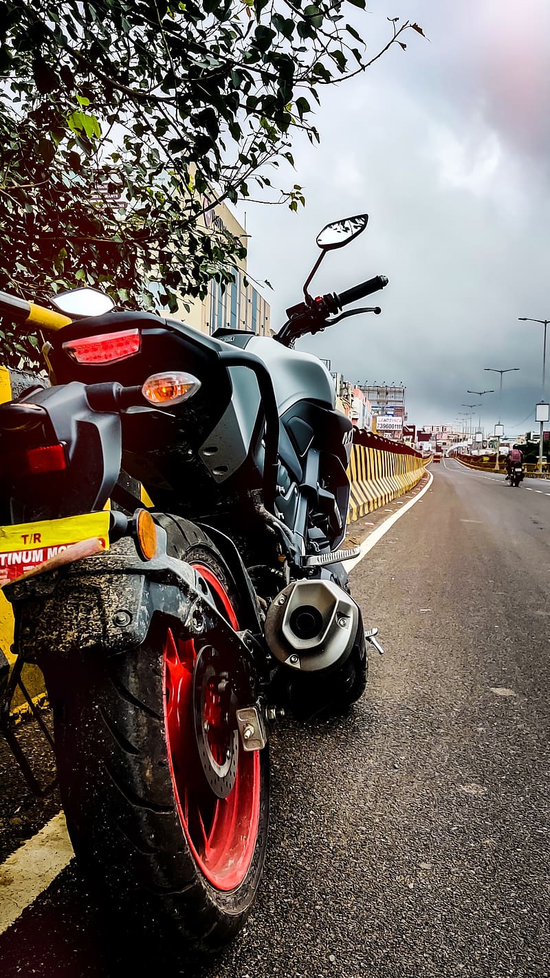 800x1422 Mt Rear View, yamaha, bike, HD phone wallpaper
