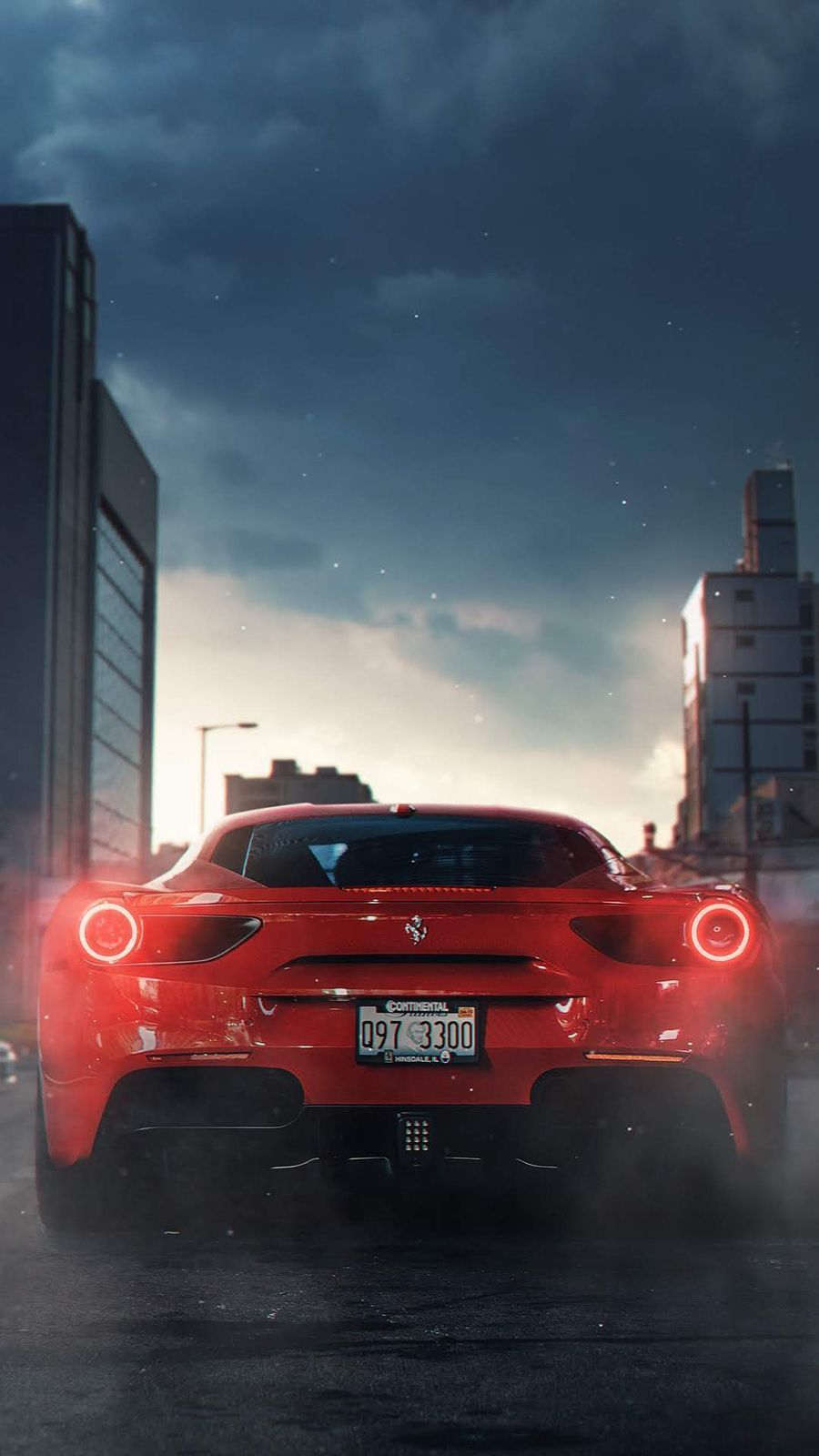 900x1600 Car Rear Wallpaper
