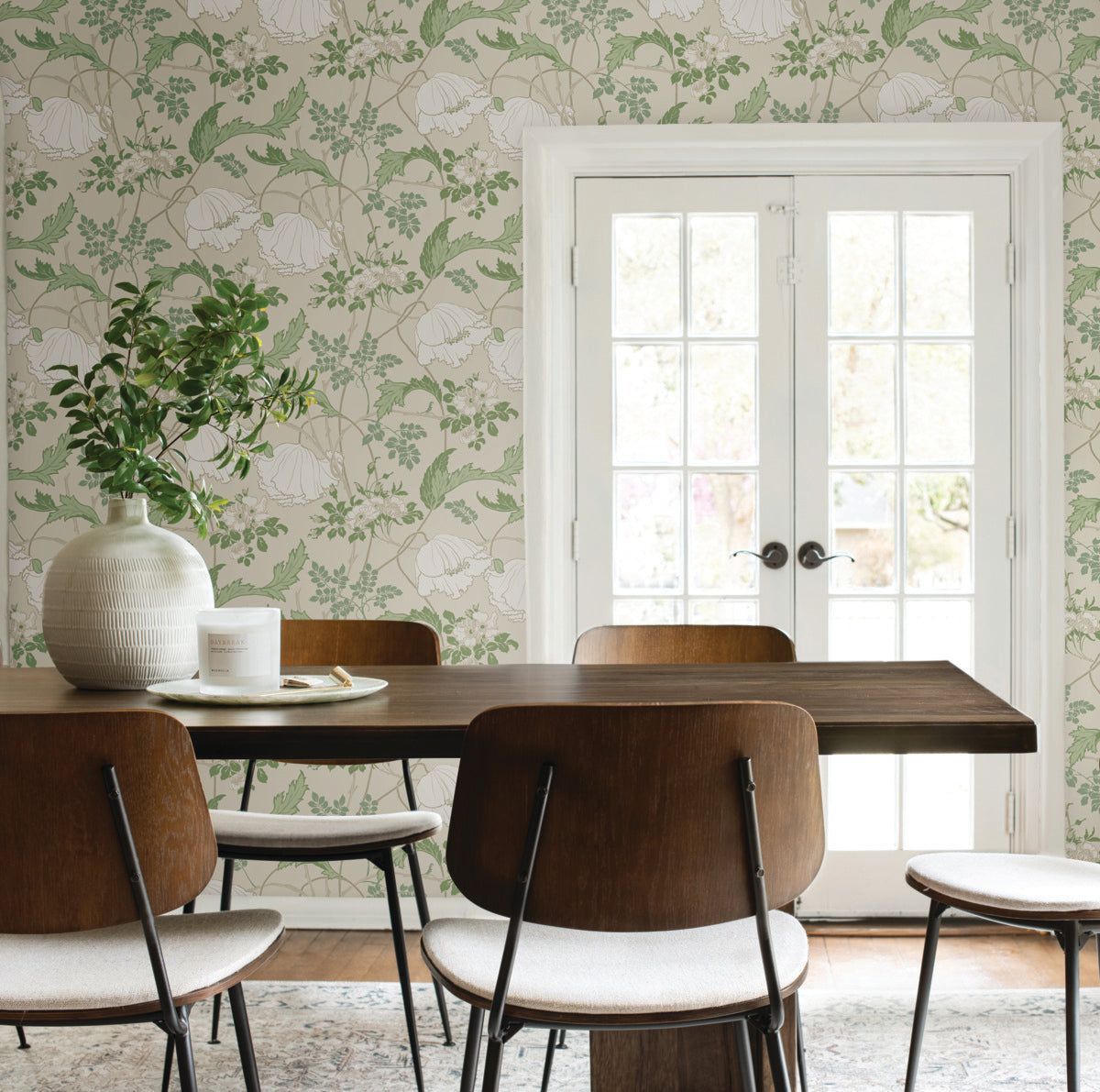 1200x1191 Magnolia Home Gwendolyn Wallpaper & Grey