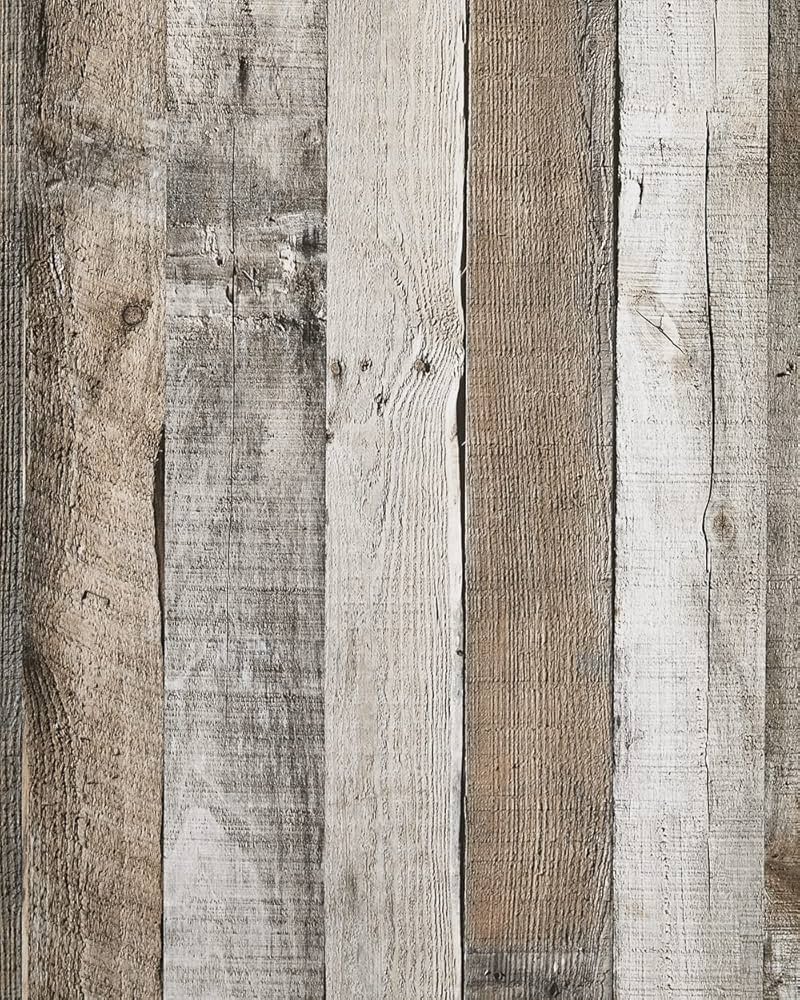 800x1000 Yun Aeon Natural Wood Grey Wood Contact Paper Peel And Stick Wallpaper 17.3x 120Self Adhesive Removable Vintage Faux Wood Wall Paper Plank Shelf Home Decoration Kitchen Counter Cover Use