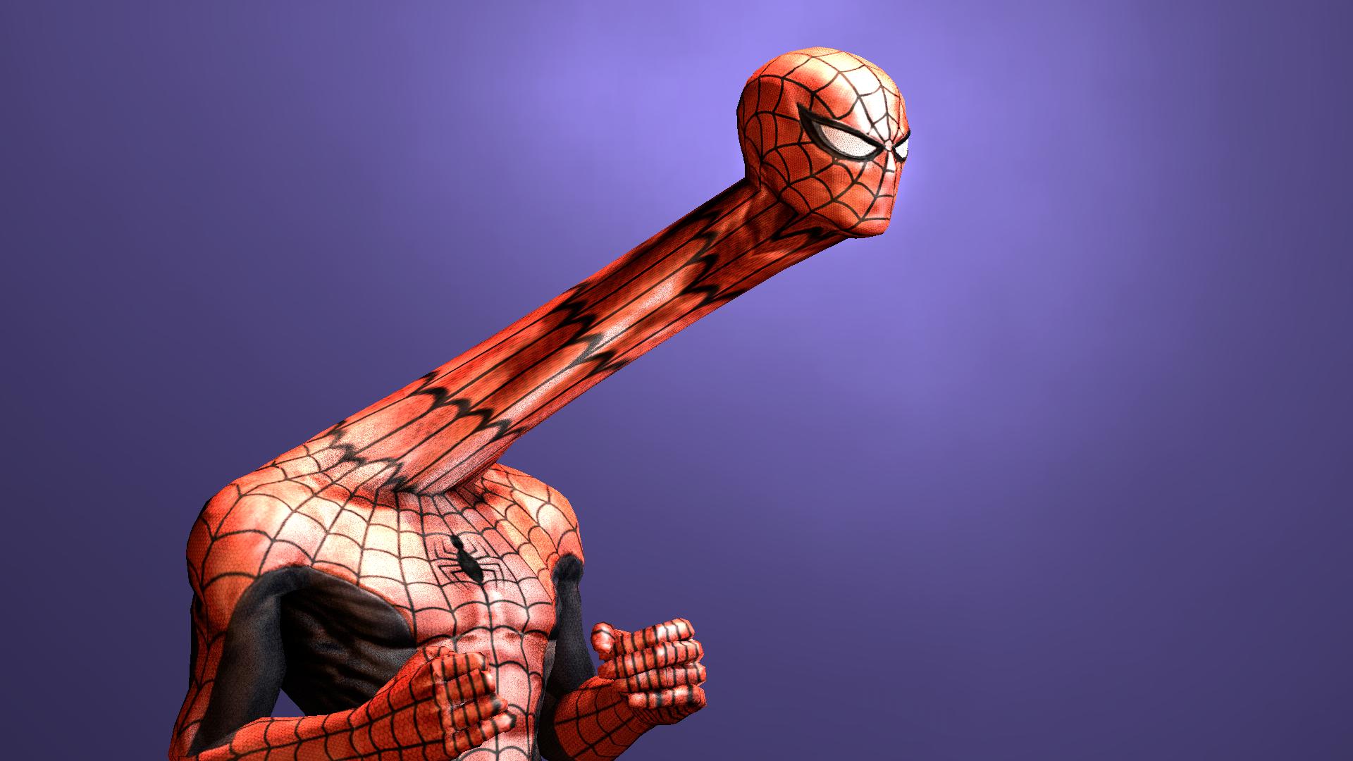 1920x1080 Stretchy Spider Man: The Funny HD Wallpaper Twist