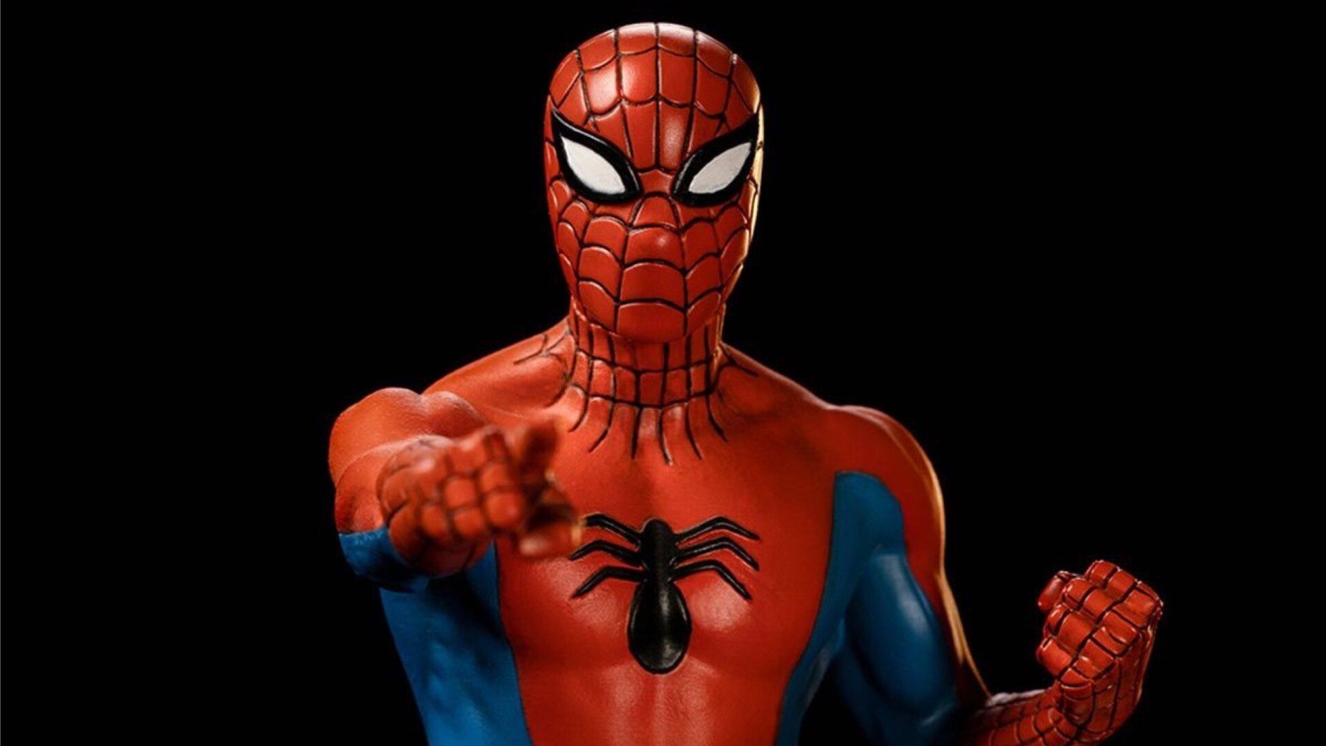 1920x1080 This Spider Man Meme Statue Points Accusingly At Whatever You Want