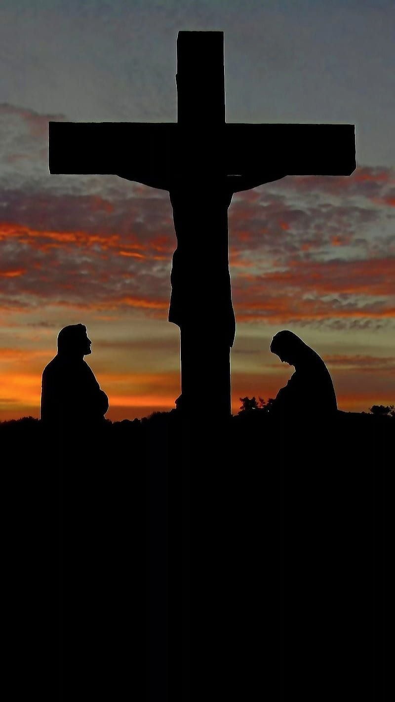 800x1422 Jesus, believe, christ, christian, cross, crucified, crucifixion, pray, son of god, HD phone wallpaper