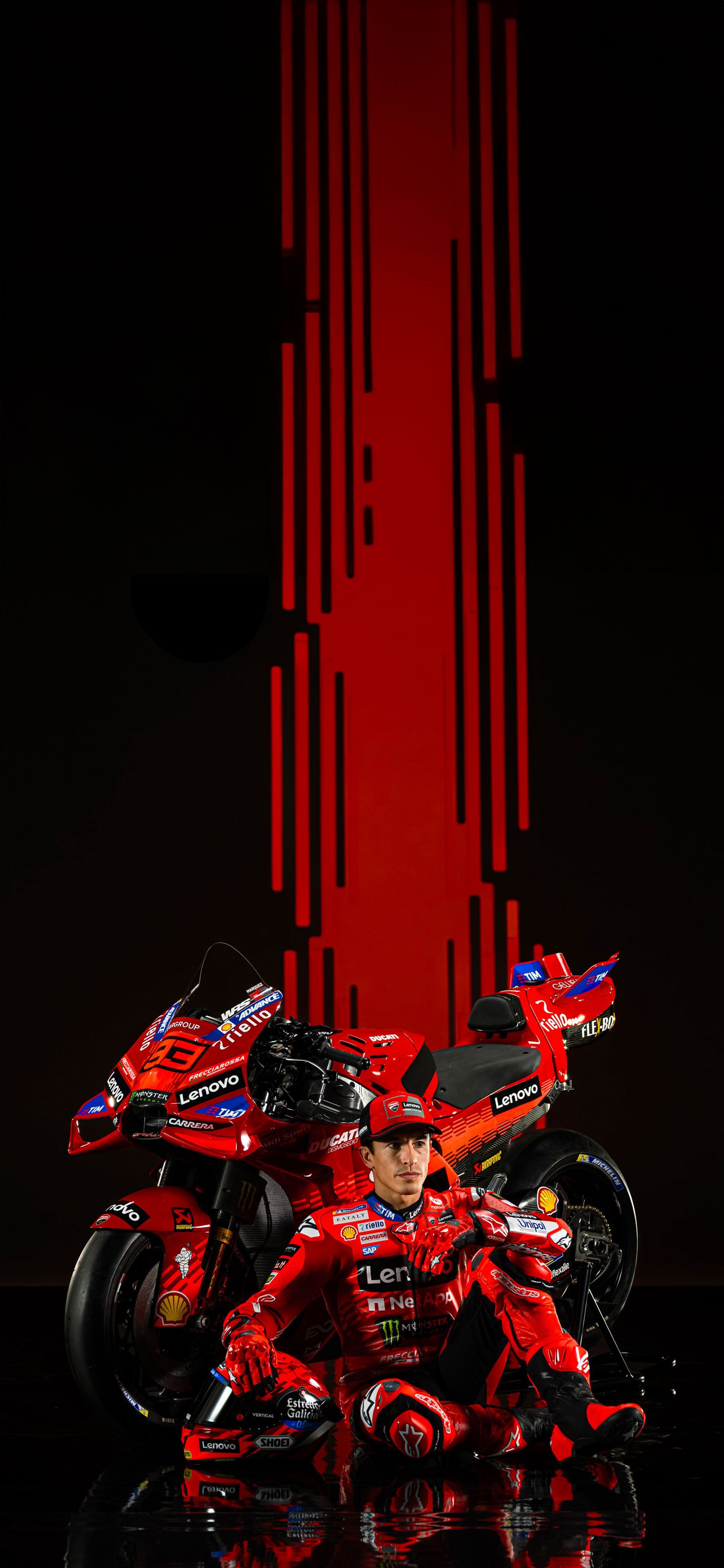 1893x4096 Desi Racing Co on X: You guys really liked these shots of Marc Marquez, so here are some MM93 Ducati phone wallpaper