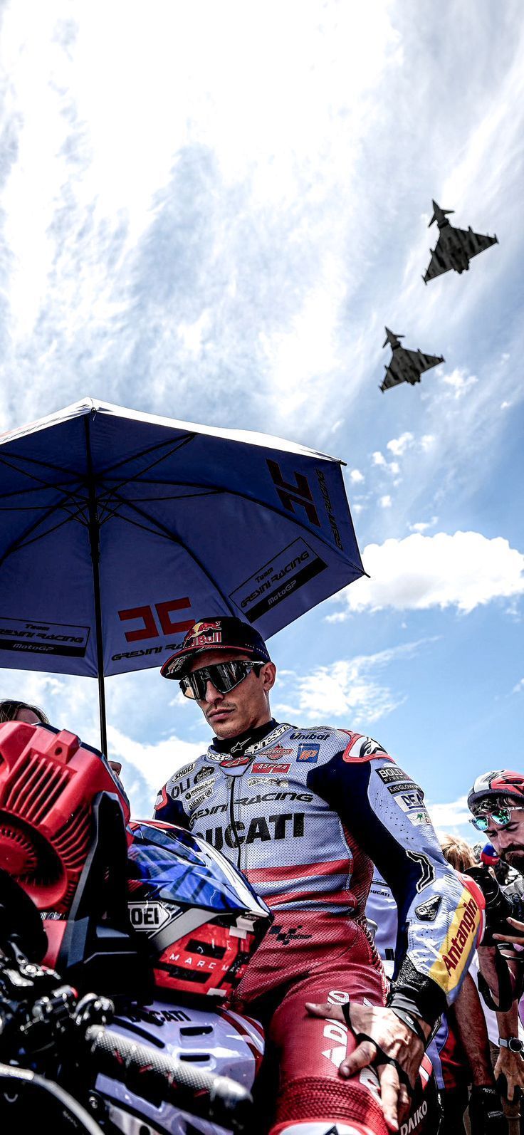 736x1594 Marc Marquez Gresini Racing Italian Grand Prix 2024 MotoGP Wallpaper