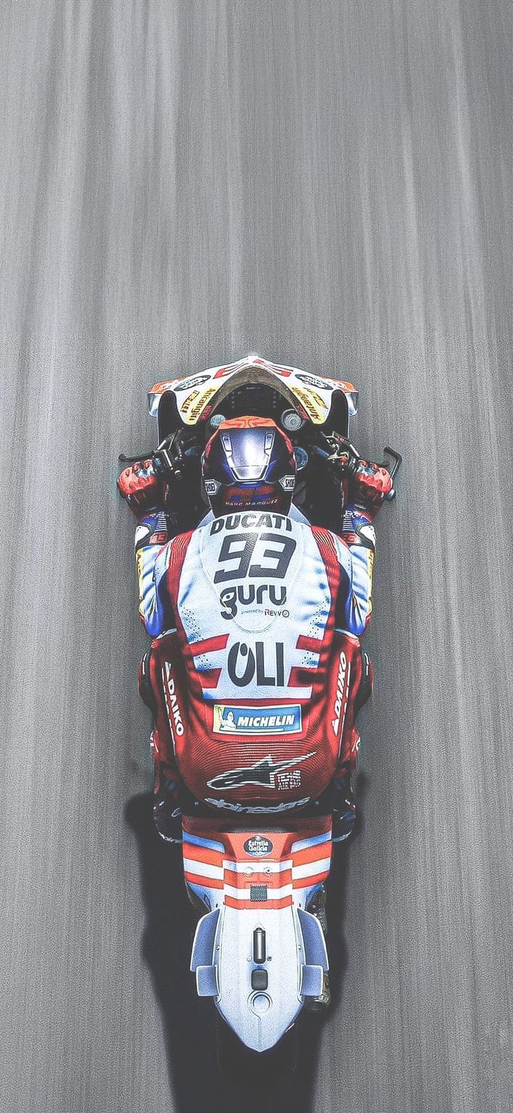 736x1594 Marc Marquez MotoGP Phone Wallpaper. Gresini Racing. Catalan Grand Prix 2024