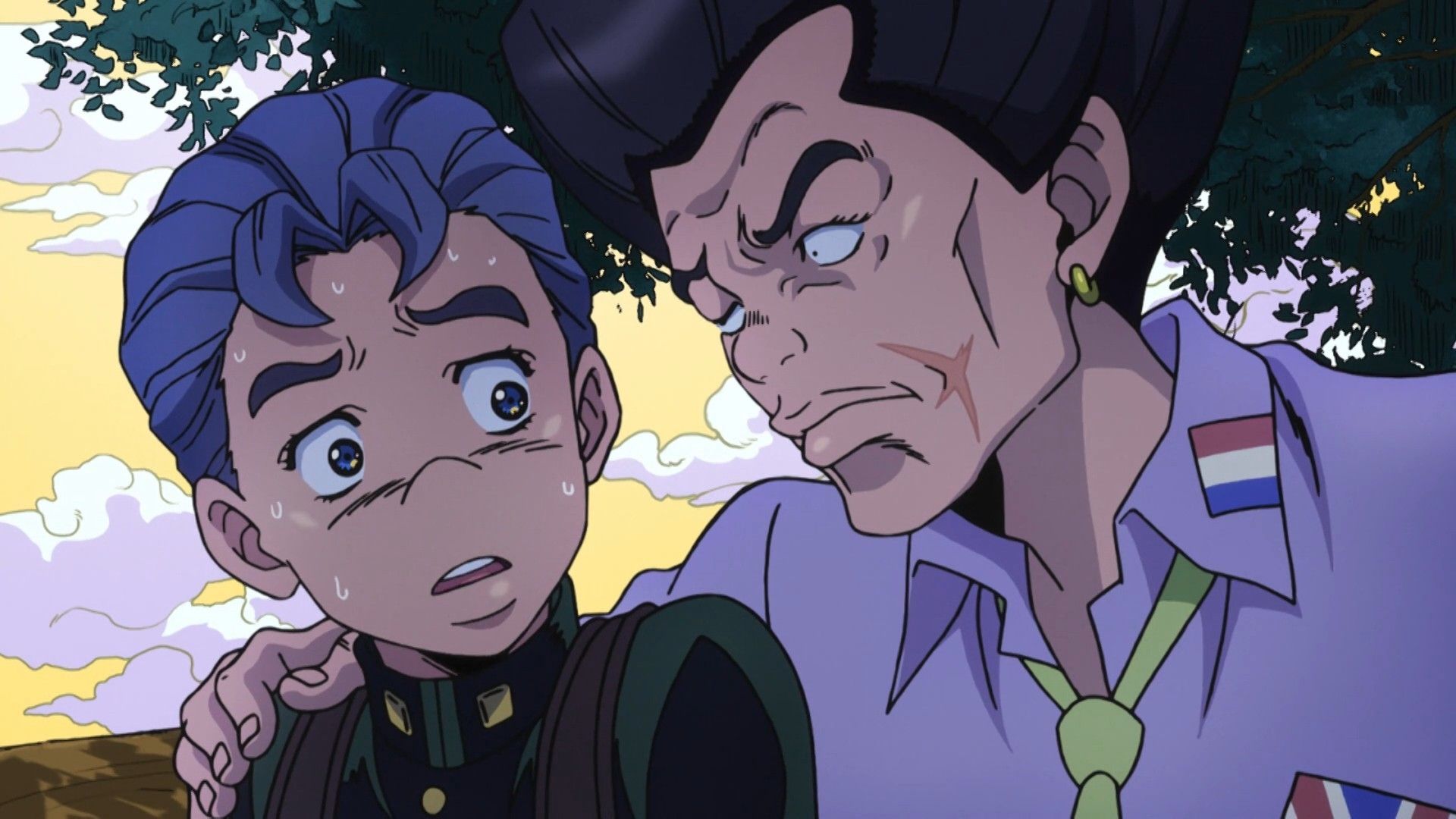 1920x1080 JoJo's Bizarre Adventure: Diamond Is Unbreakable Hirose (Echoes) (2016) - (S3E6)