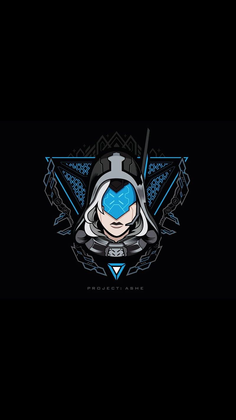 800x1422 Ashe, league of legends, project, HD phone wallpaper