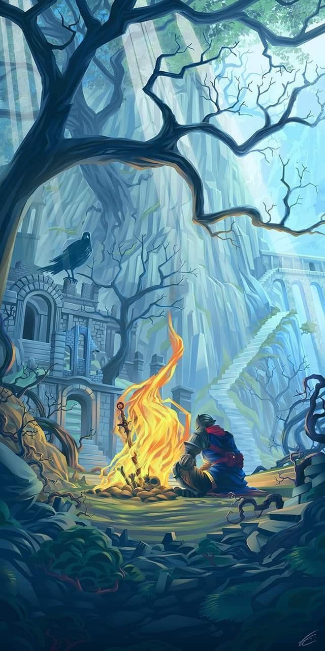 640x1280 Dark Souls FireLink Shrine