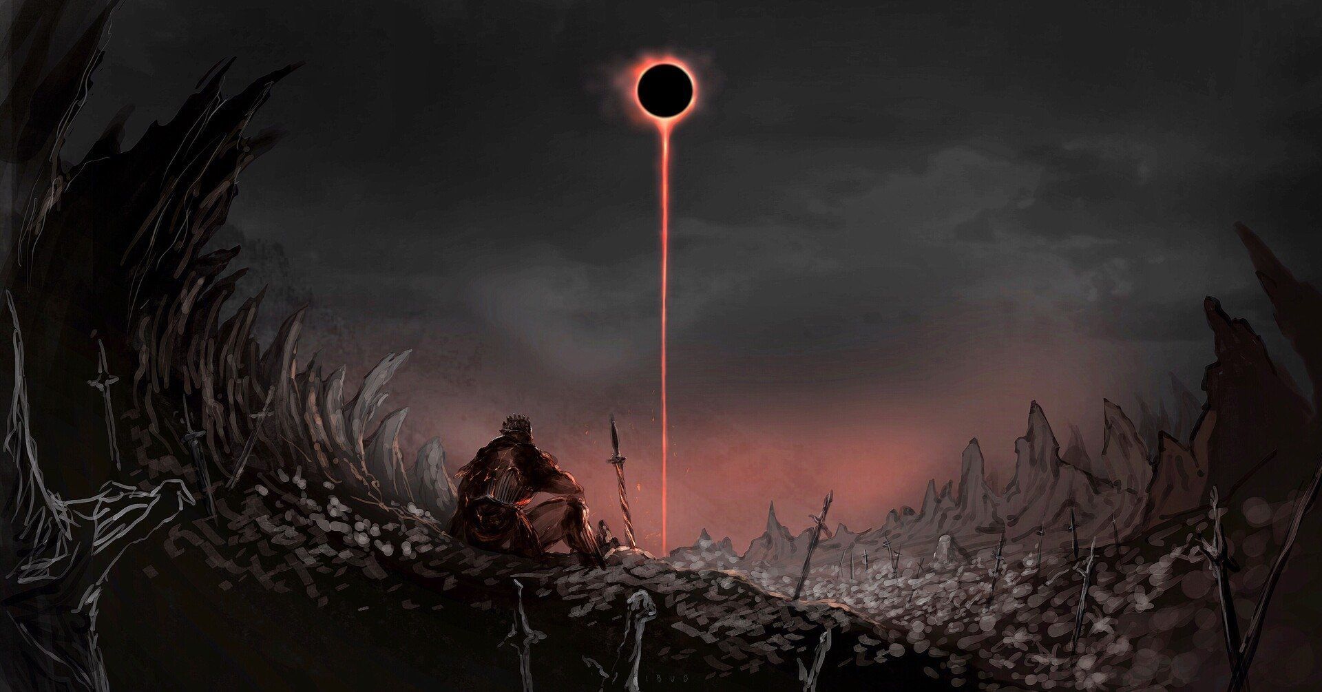 1920x1005 Download Video Game Dark Souls III Art